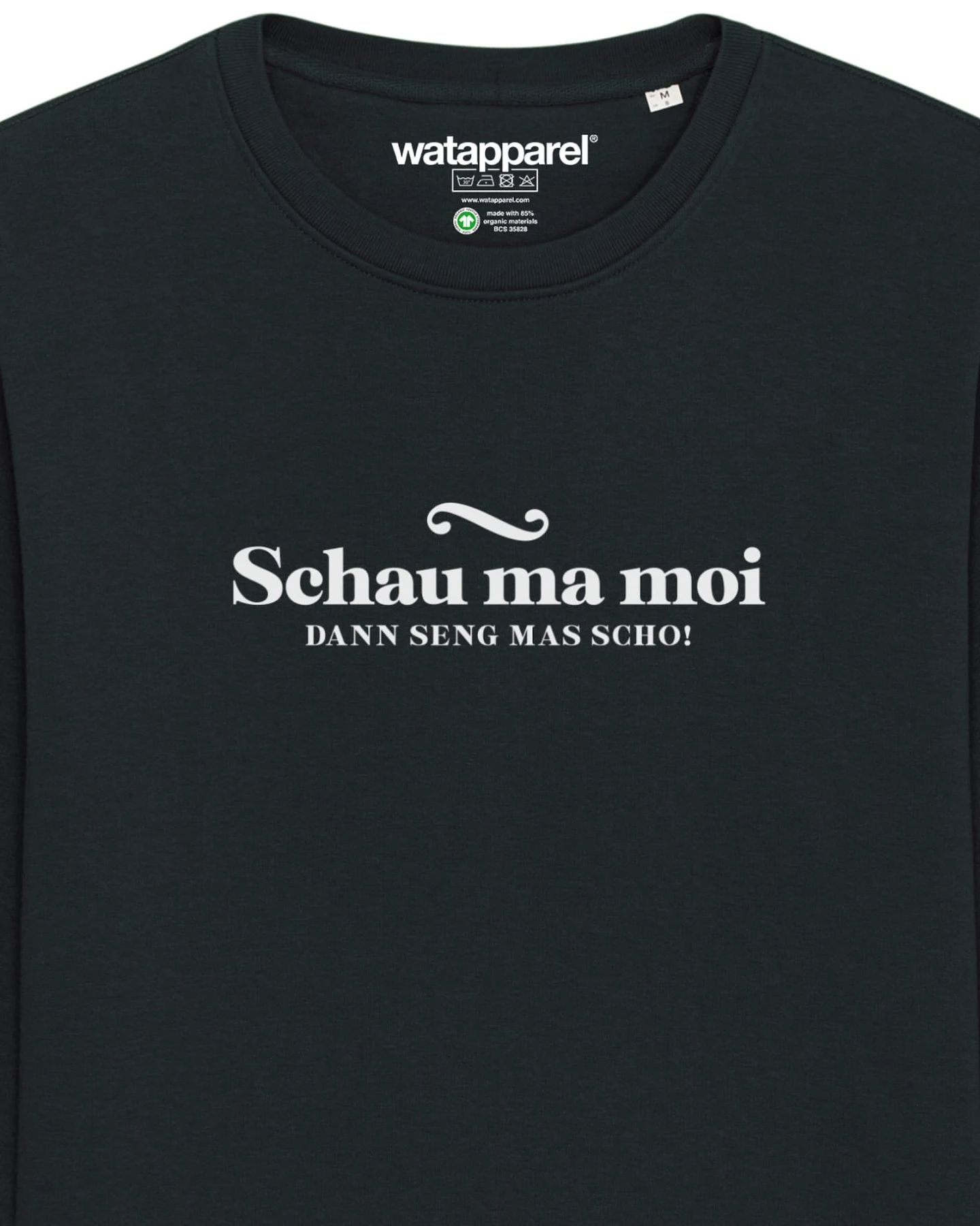 Watapparel Sweatshirt Schau ma moi dann seng mas scho – Ansicht 3