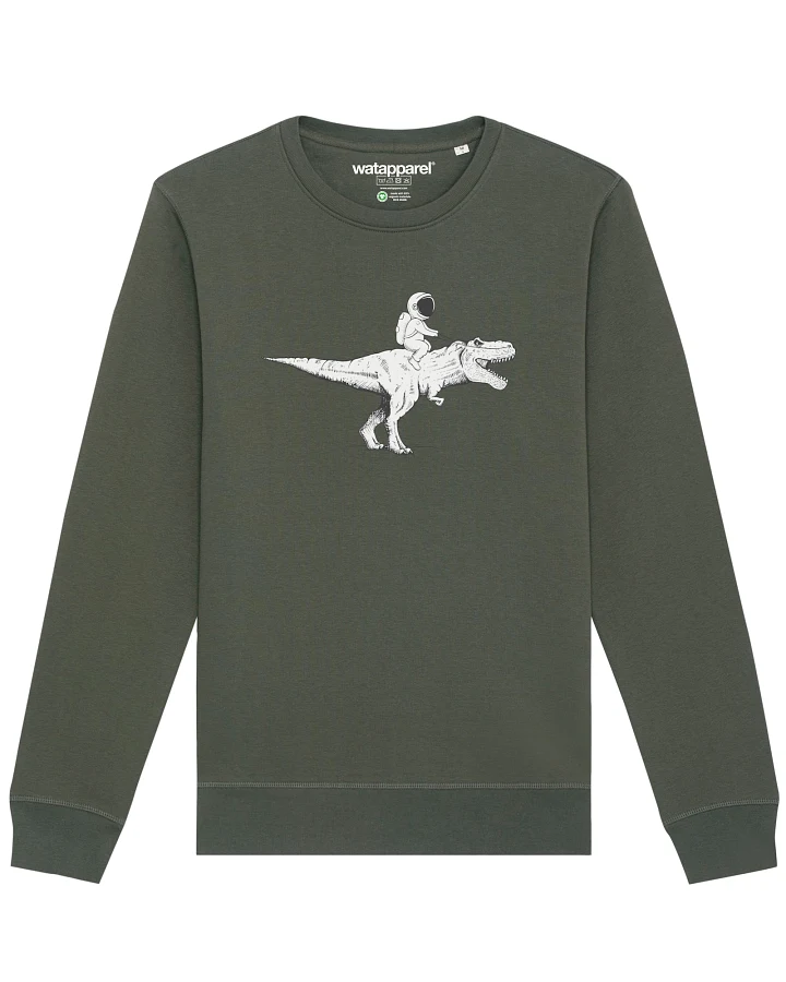 Watapparel Sweatshirt Astronaut on T-Rex