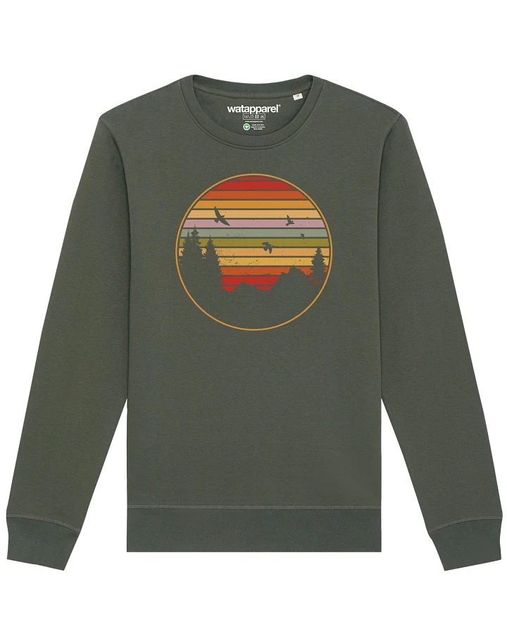 Watapparel Sweatshirt Sunset Berge & Tannen