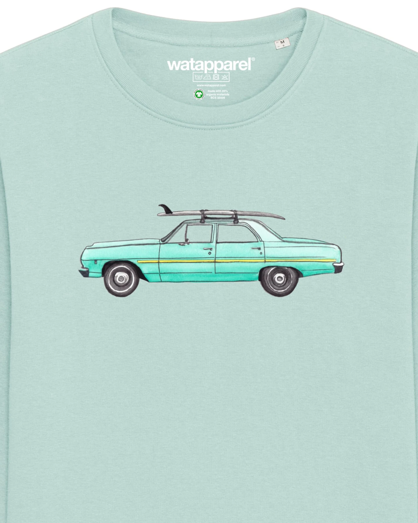Watapparel Sweatshirt Surf Car – Ansicht 3