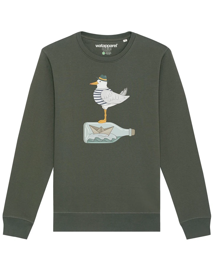 Watapparel Sweatshirt Möwe mit Hut