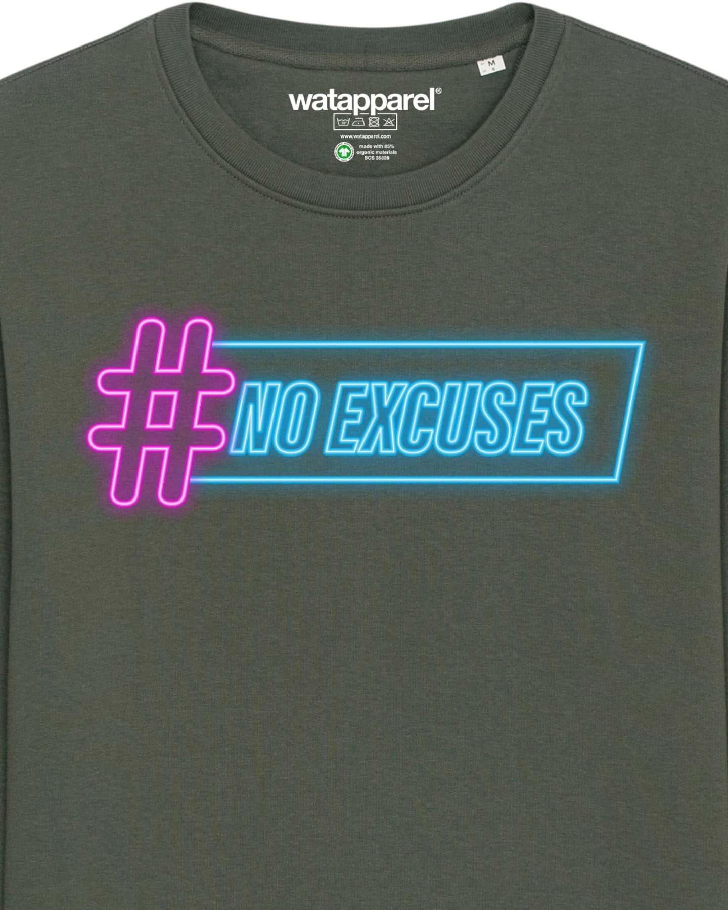 Watapparel Sweatshirt No Excuses – Ansicht 3