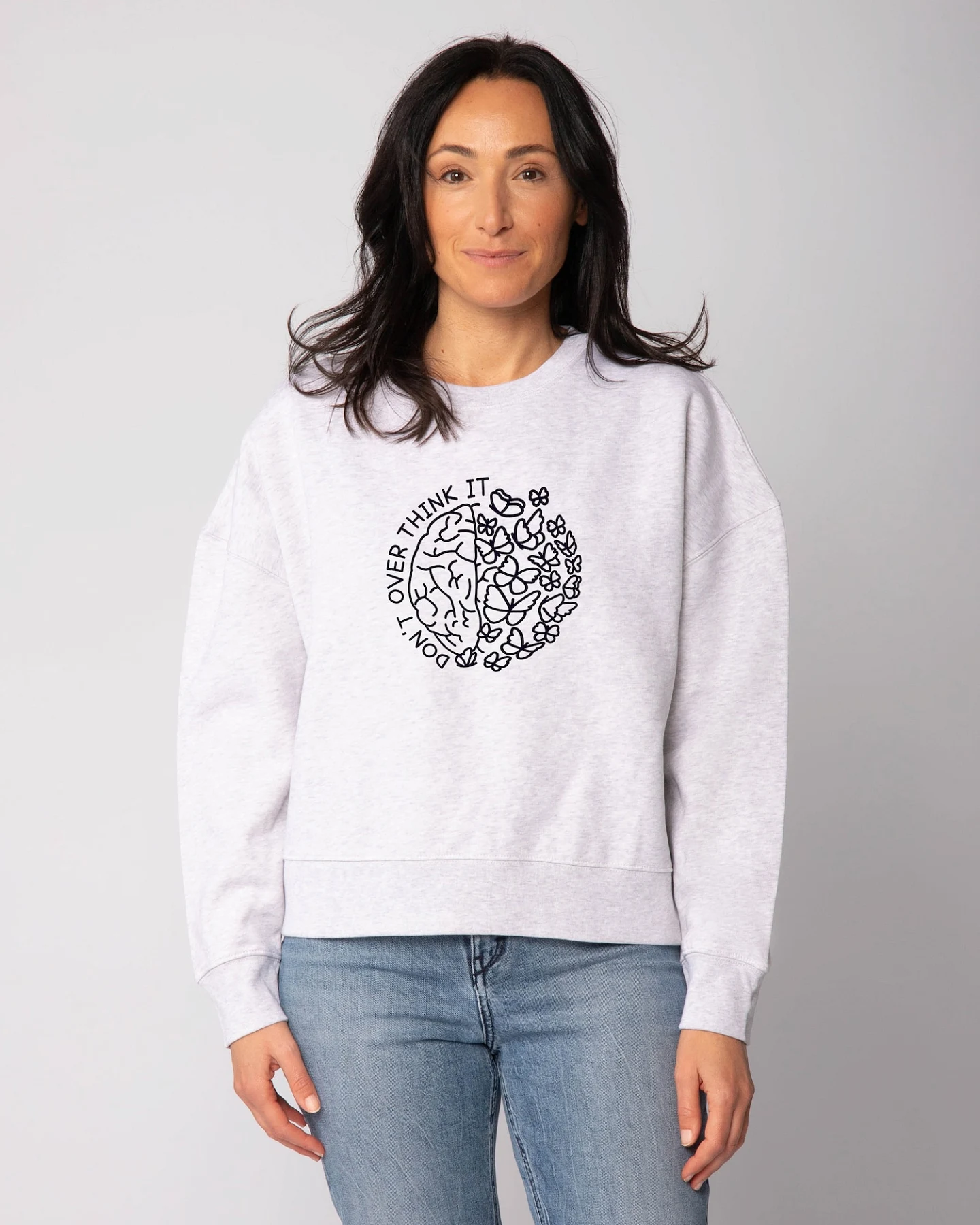 Watapparel Sweatshirt Dont overthink it – Ansicht 2