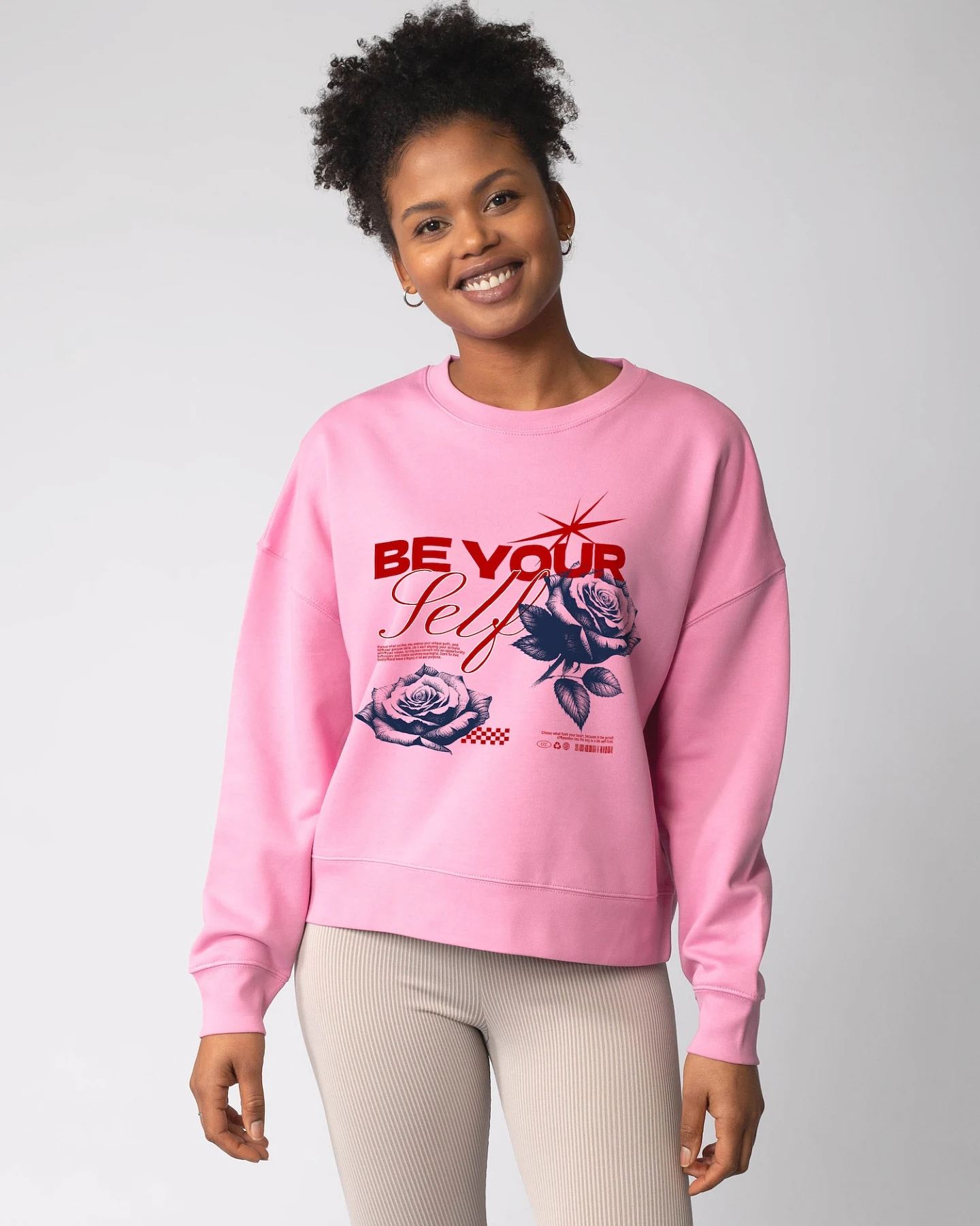 Watapparel Sweatshirt Be yourself – Ansicht 2
