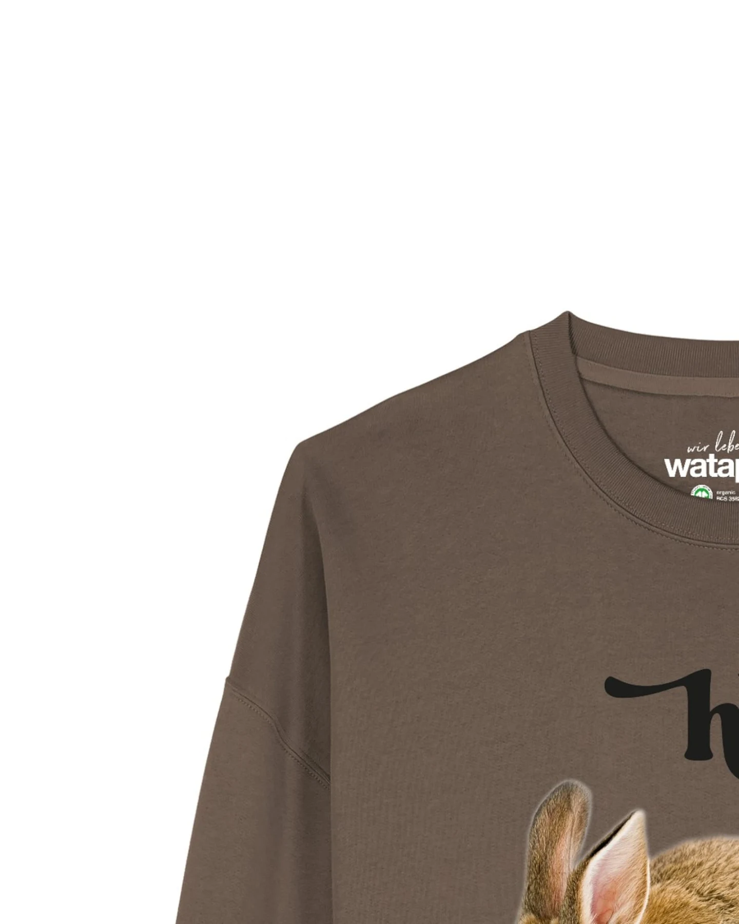 Watapparel Sweatshirt Ich hase dich! – Ansicht 3