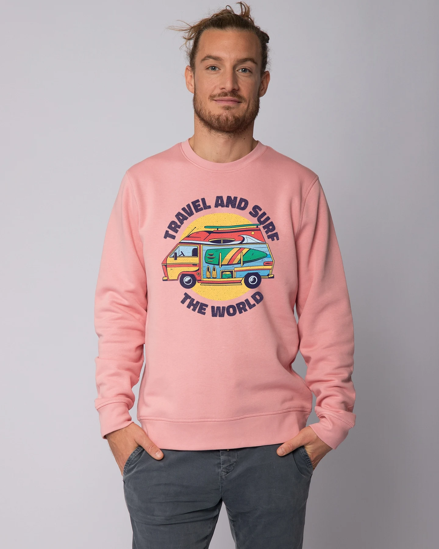 Watapparel Sweatshirt Travel and surf – Ansicht 2