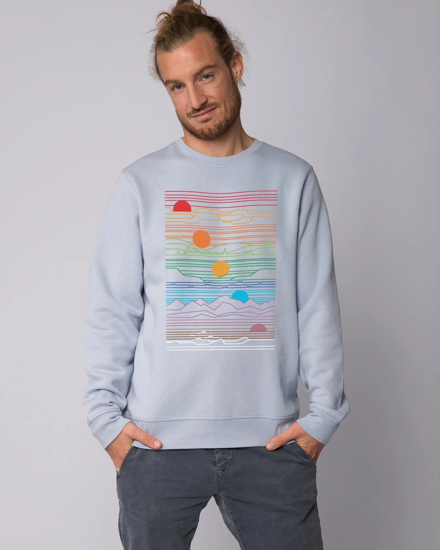 Watapparel Sweatshirt Sun And Moon – Ansicht 2