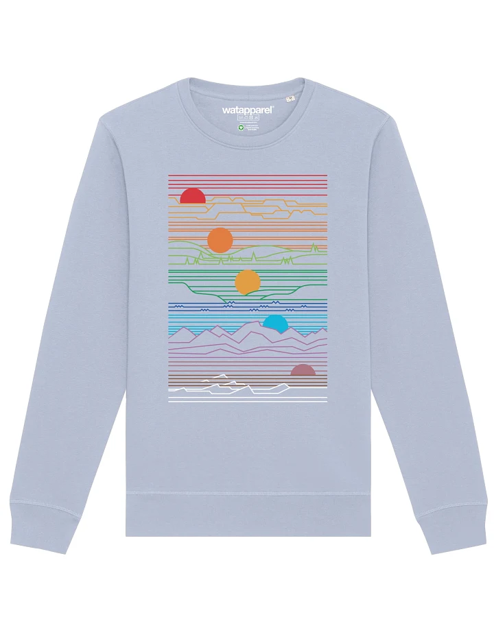 Watapparel Sweatshirt Sun And Moon