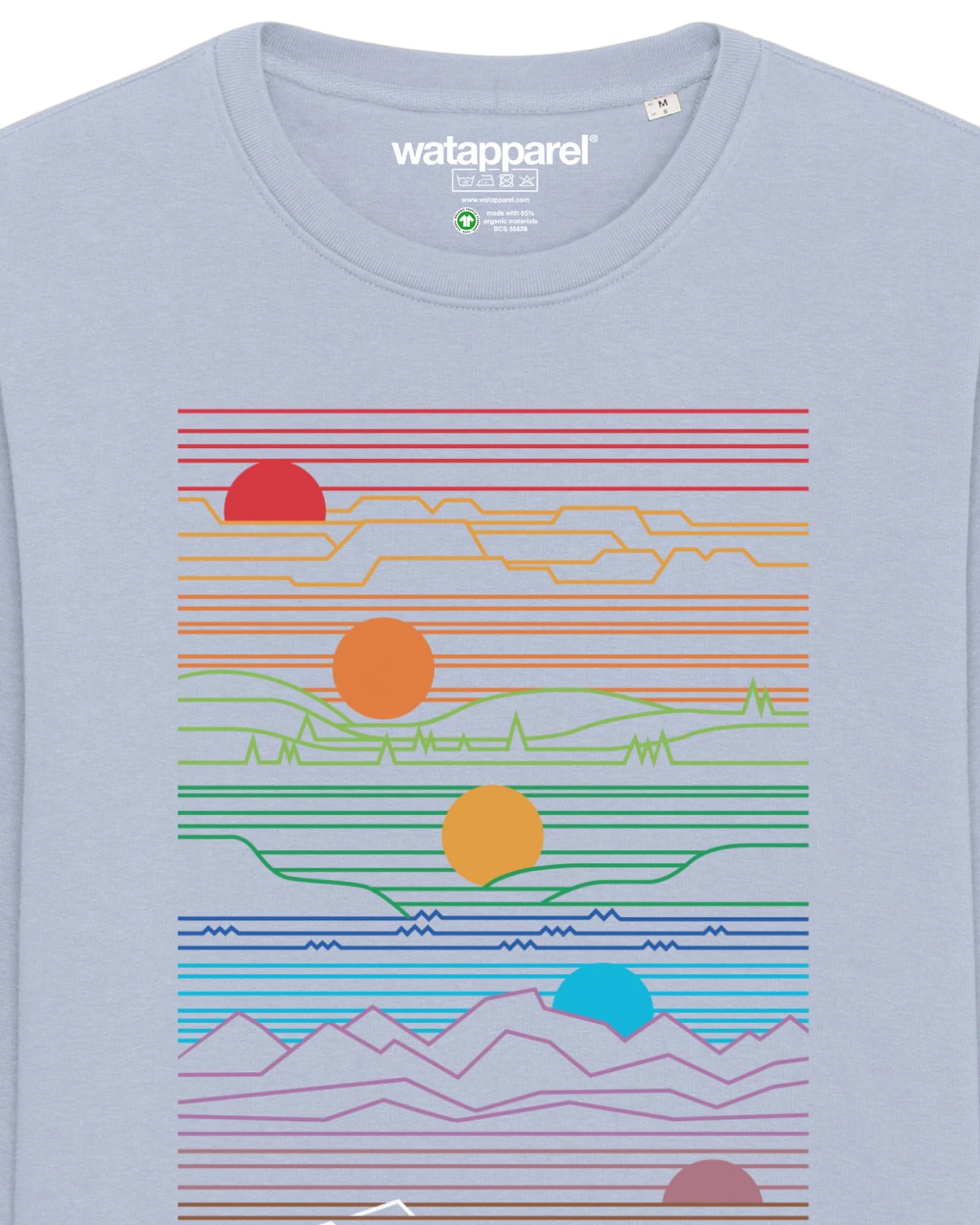 Watapparel Sweatshirt Sun And Moon – Ansicht 3