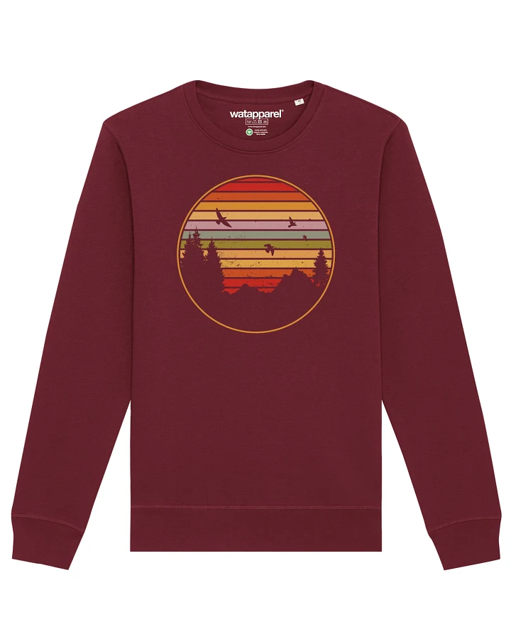 Watapparel Sweatshirt Sunset Berge & Tannen
