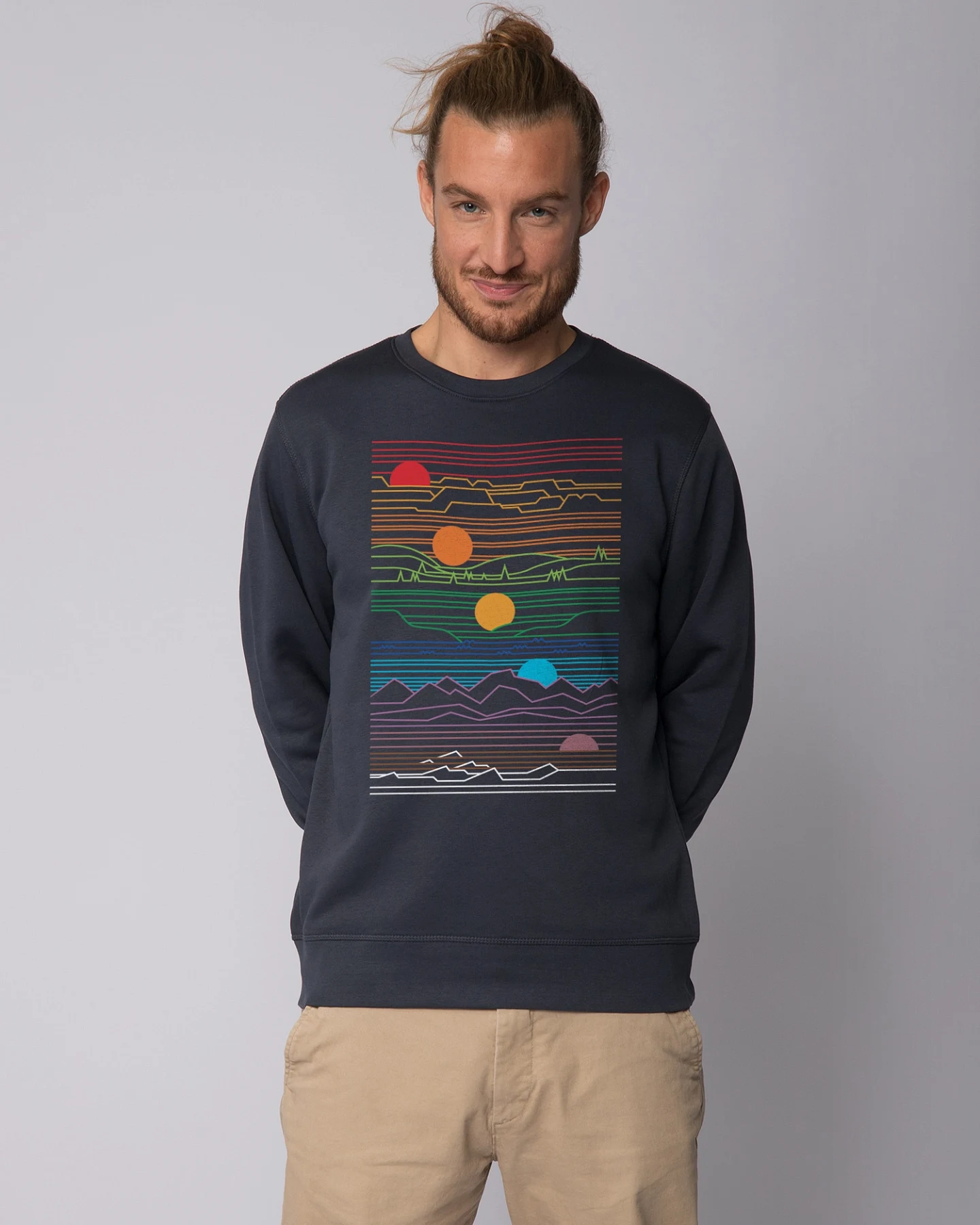 Watapparel Sweatshirt Sun And Moon – Ansicht 2