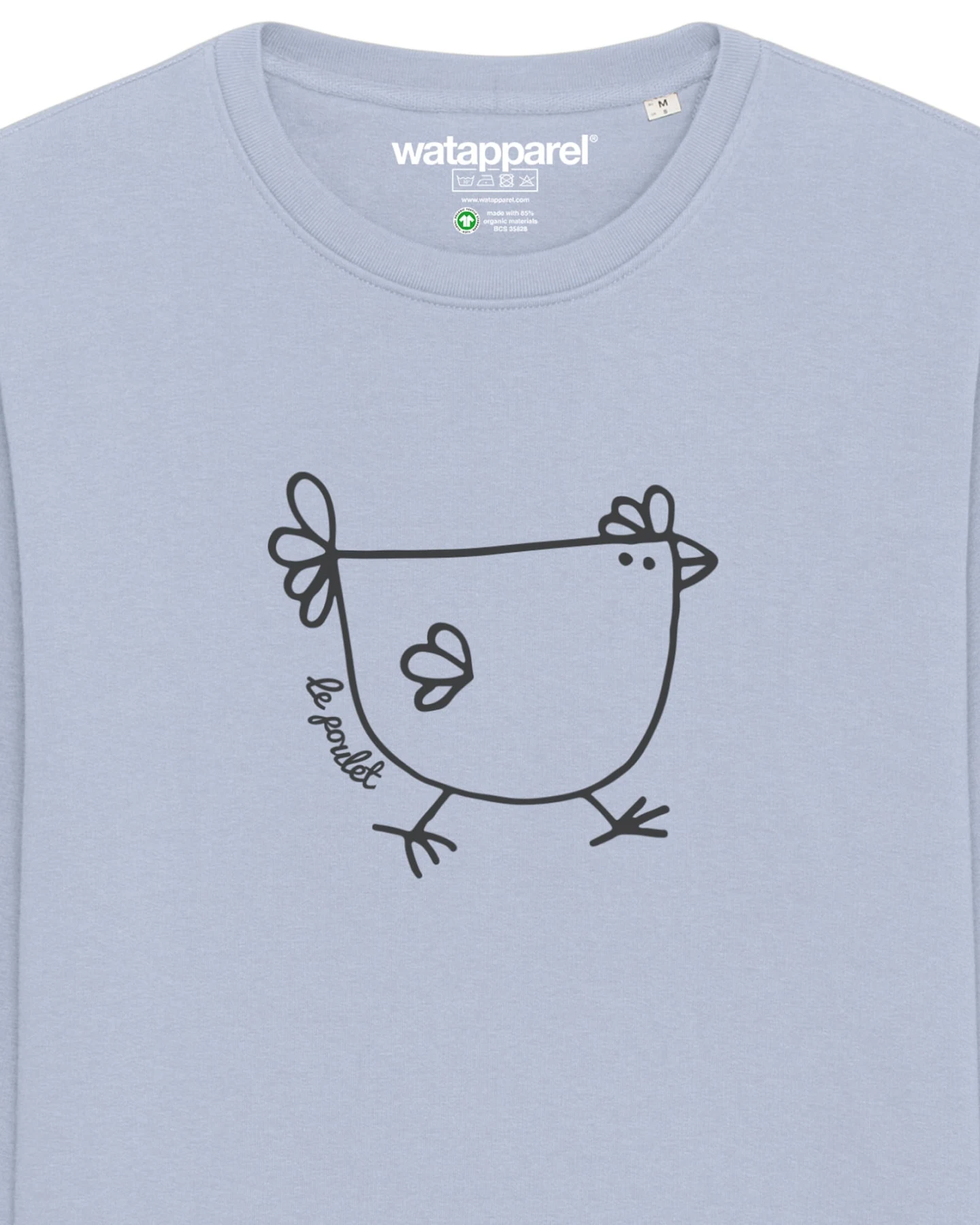 Watapparel Sweatshirt Le poulet - das Huhn – Ansicht 3