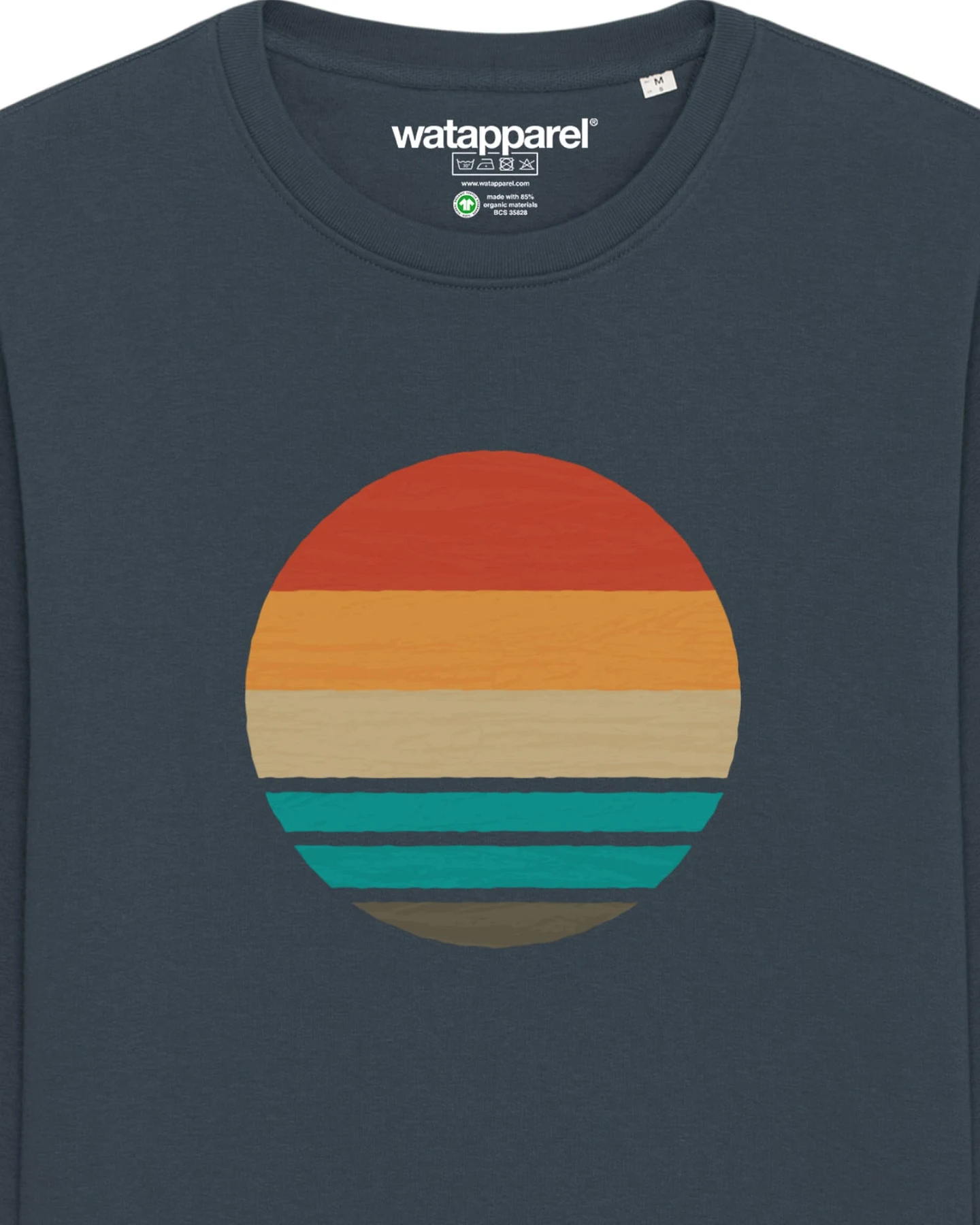 Watapparel Sweatshirt Retro Sunset Ocean – Ansicht 3
