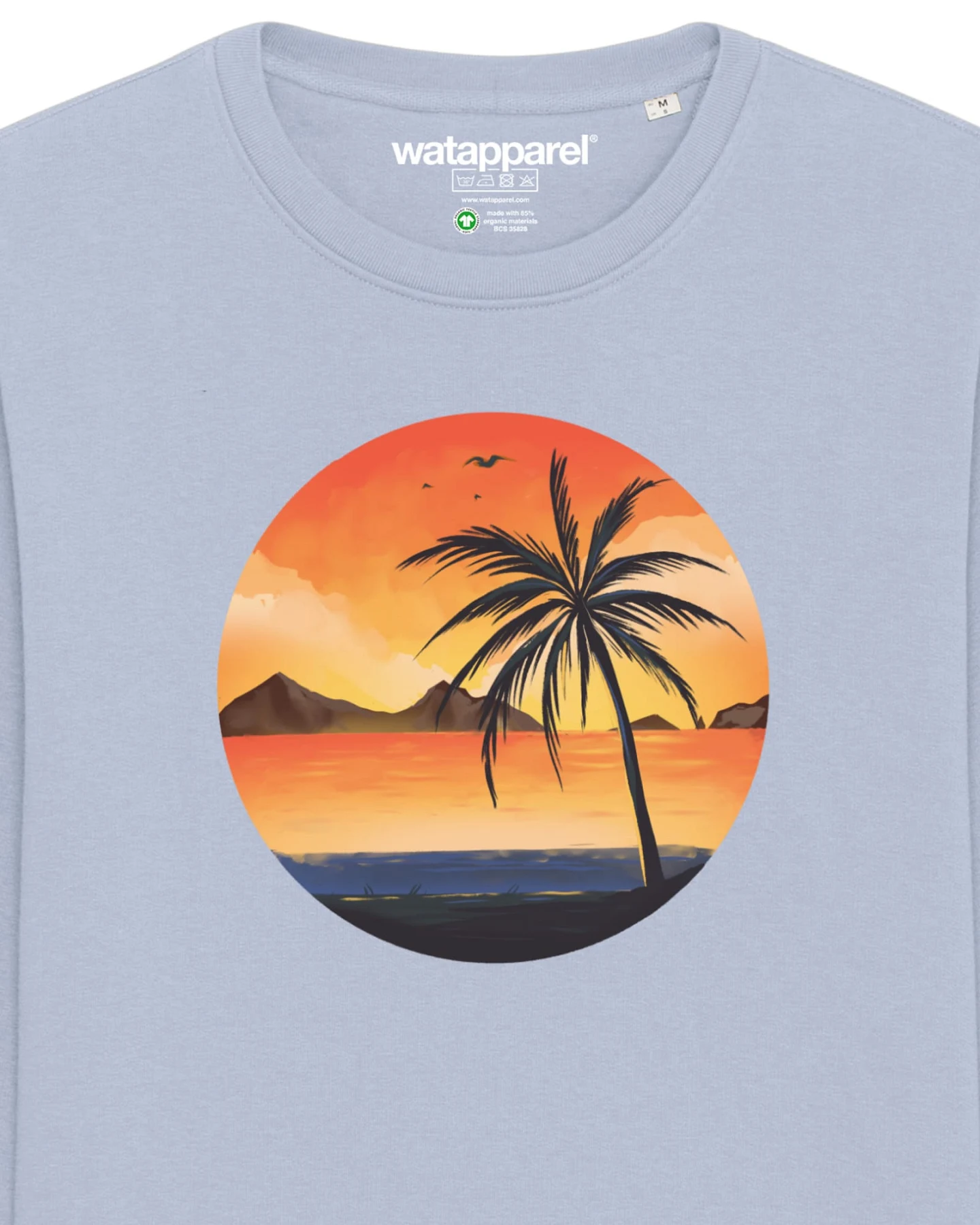 Watapparel Sweatshirt Sunset on palm beach – Ansicht 3