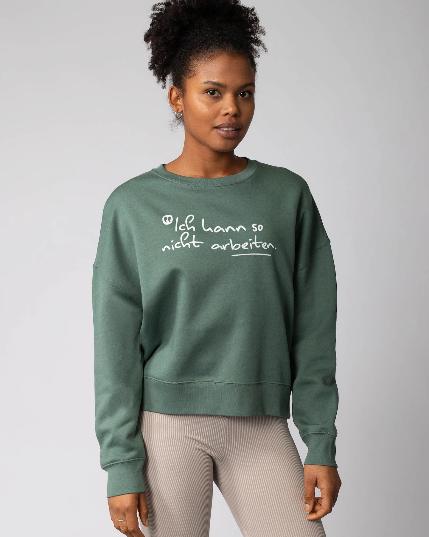 Watapparel Sweatshirt Ich kann so nicht arbeiten – Ansicht 2
