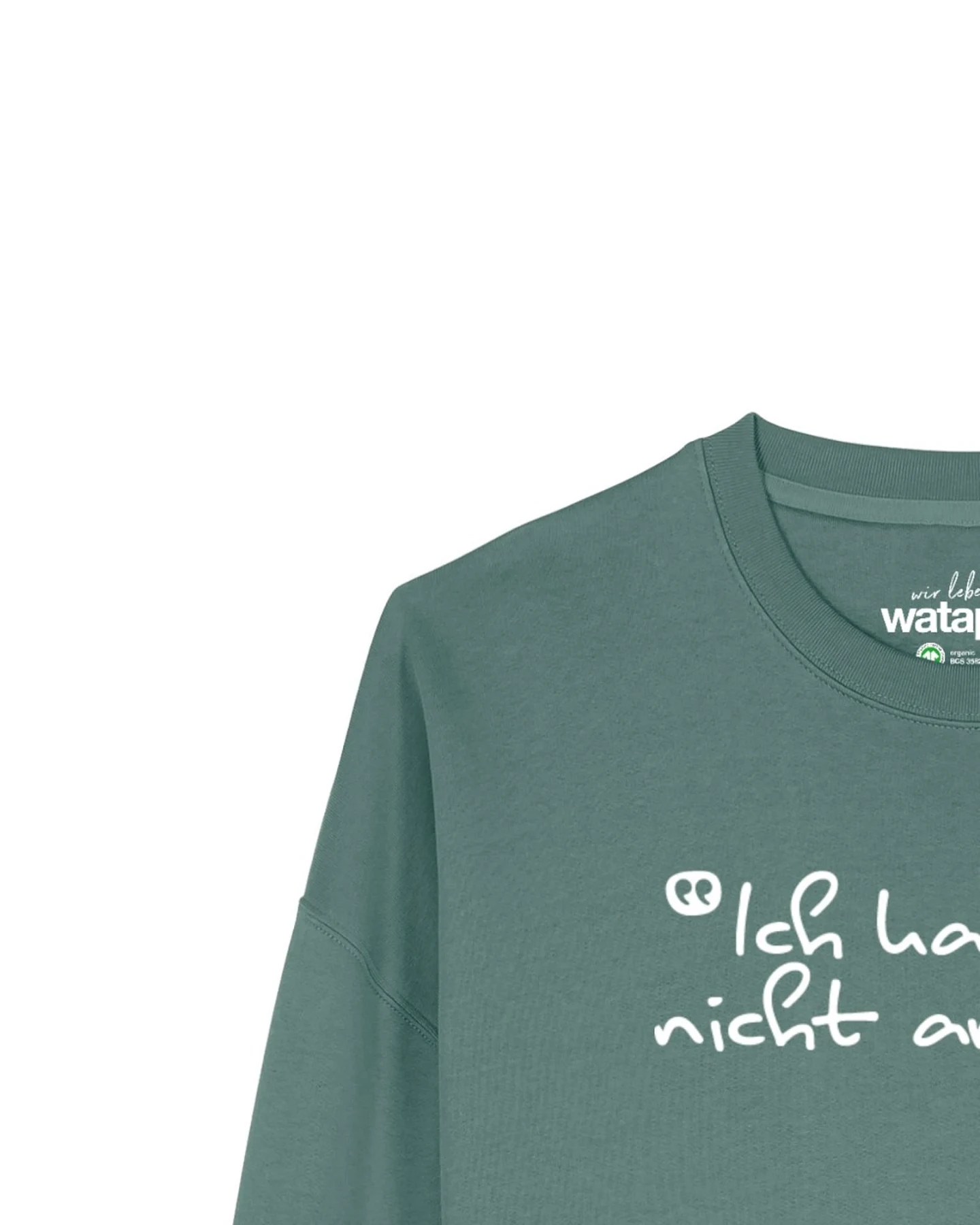 Watapparel Sweatshirt Ich kann so nicht arbeiten – Ansicht 3