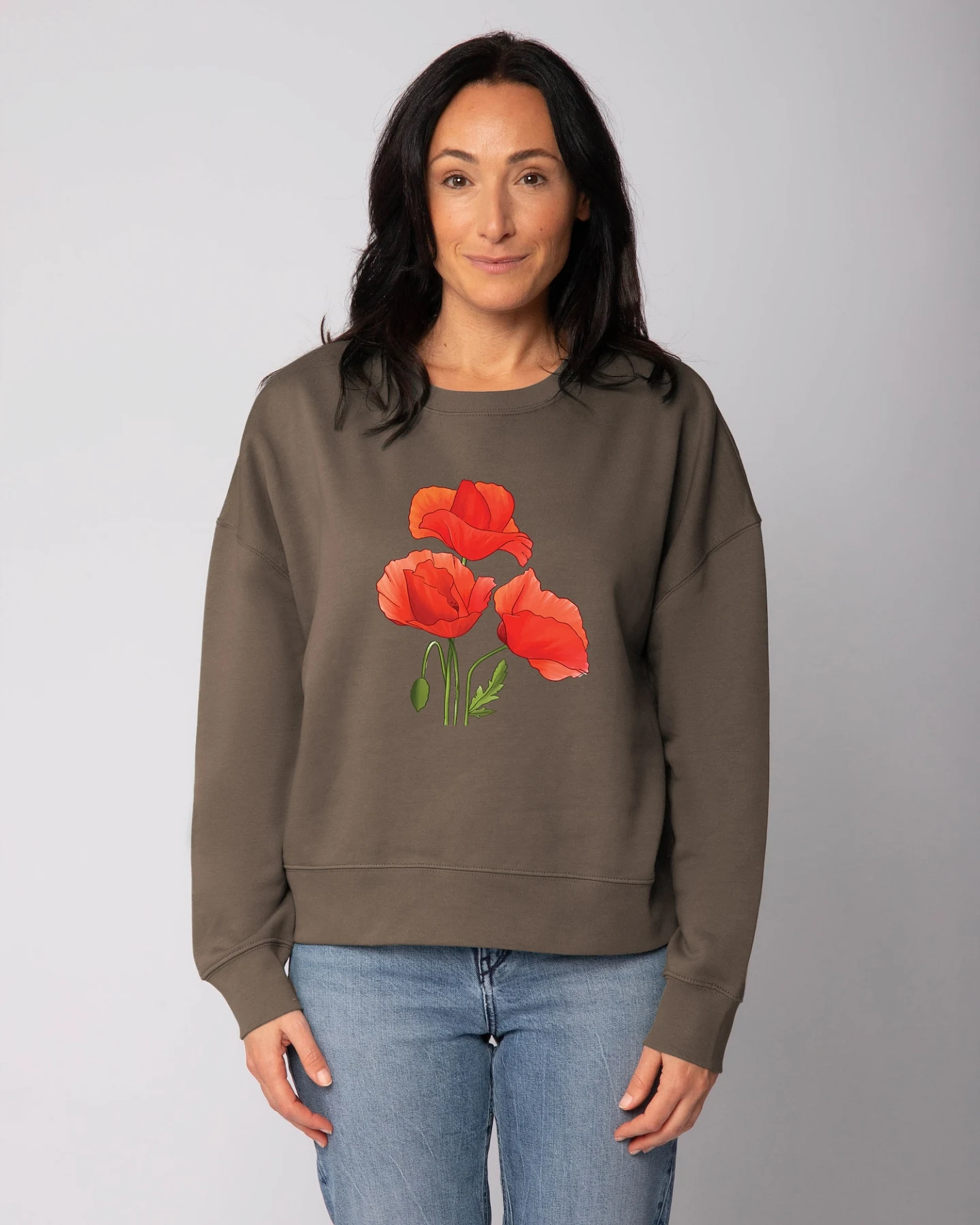 Watapparel Sweatshirt Poppy Flowers – Ansicht 2