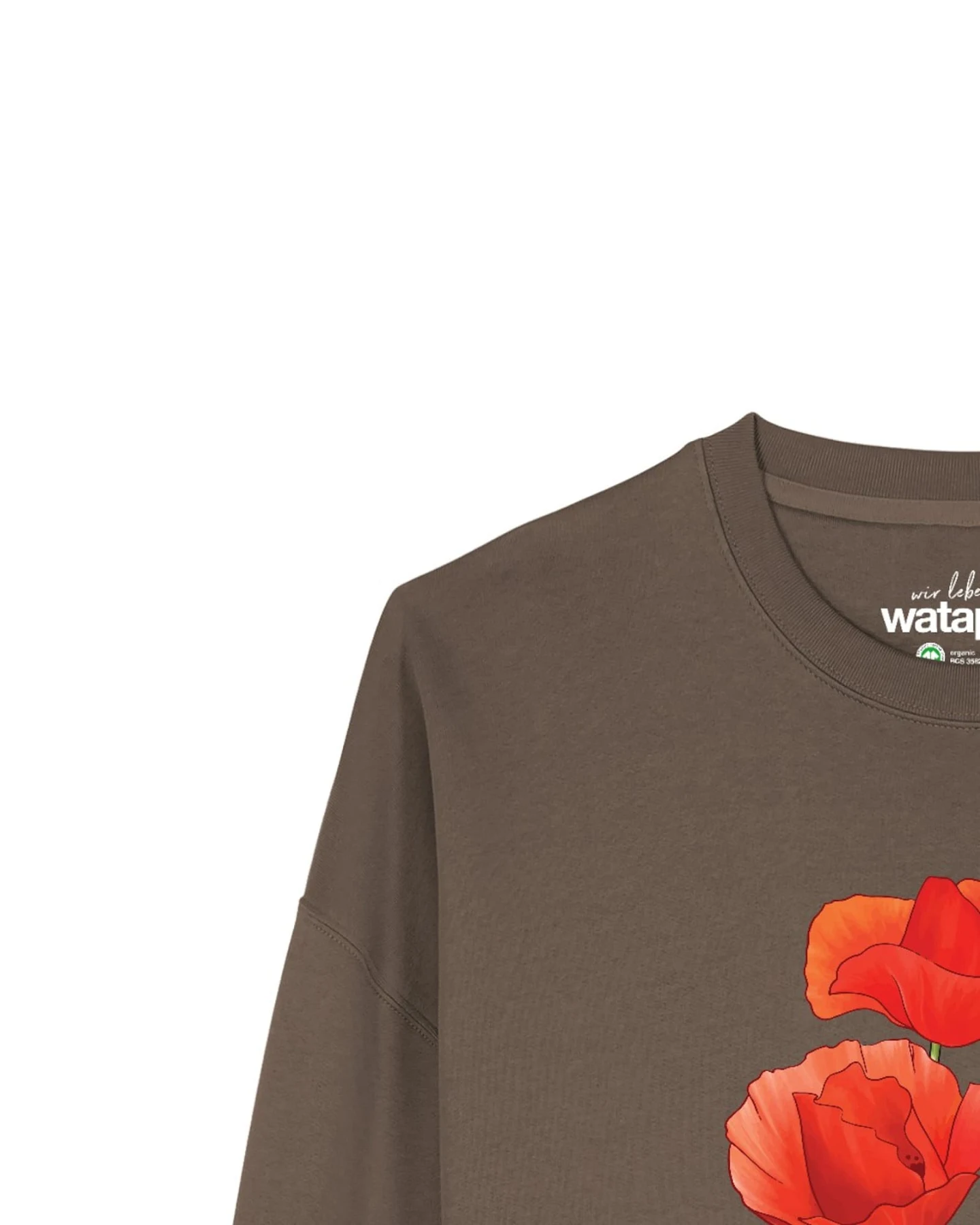 Watapparel Sweatshirt Poppy Flowers – Ansicht 3