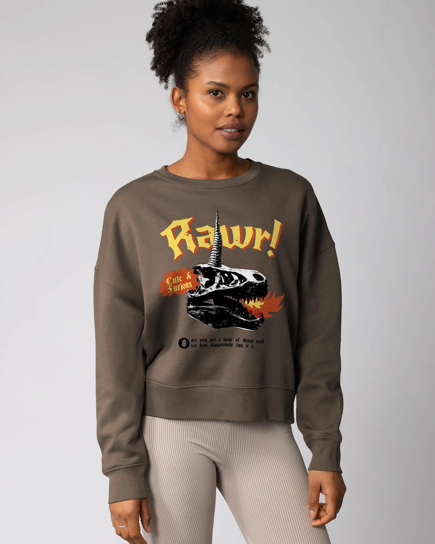 Watapparel Sweatshirt Rawr – Ansicht 2