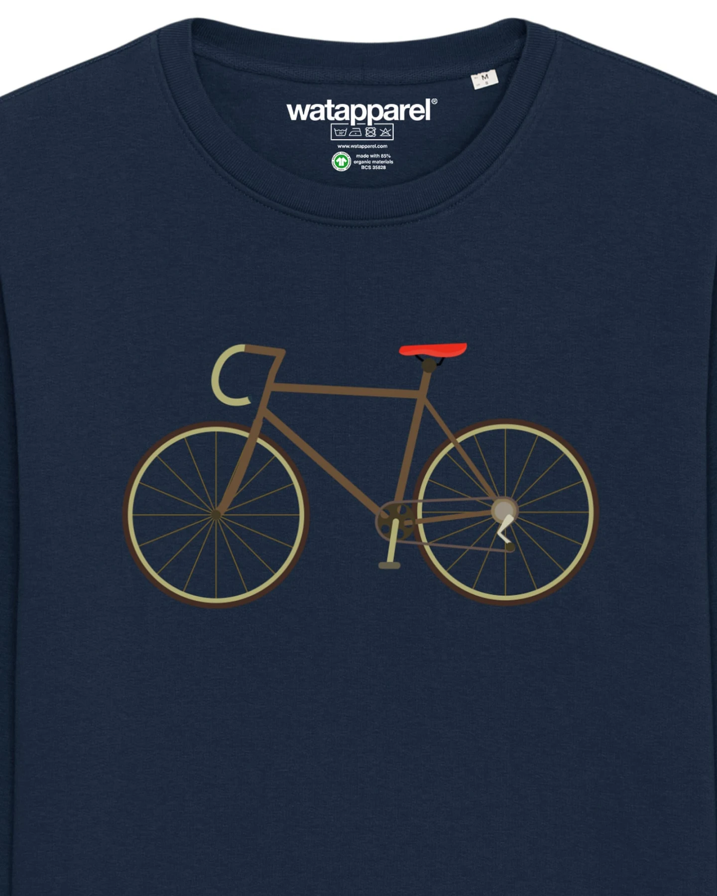Watapparel Sweatshirt Fahrrad – Ansicht 3