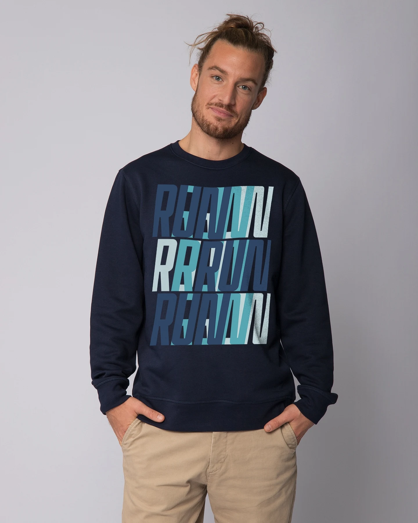 Watapparel Sweatshirt Run, Run, Run – Ansicht 2