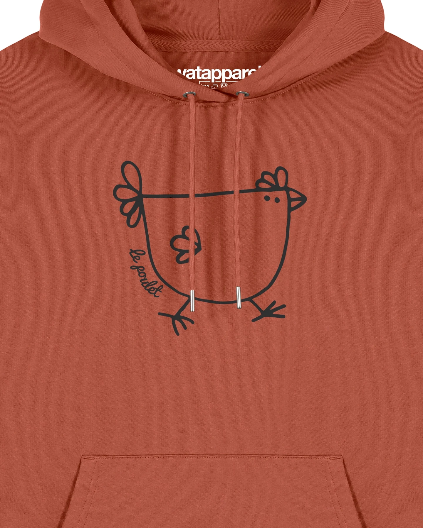 Watapparel Sweatshirt Le poulet - das Huhn – Ansicht 3