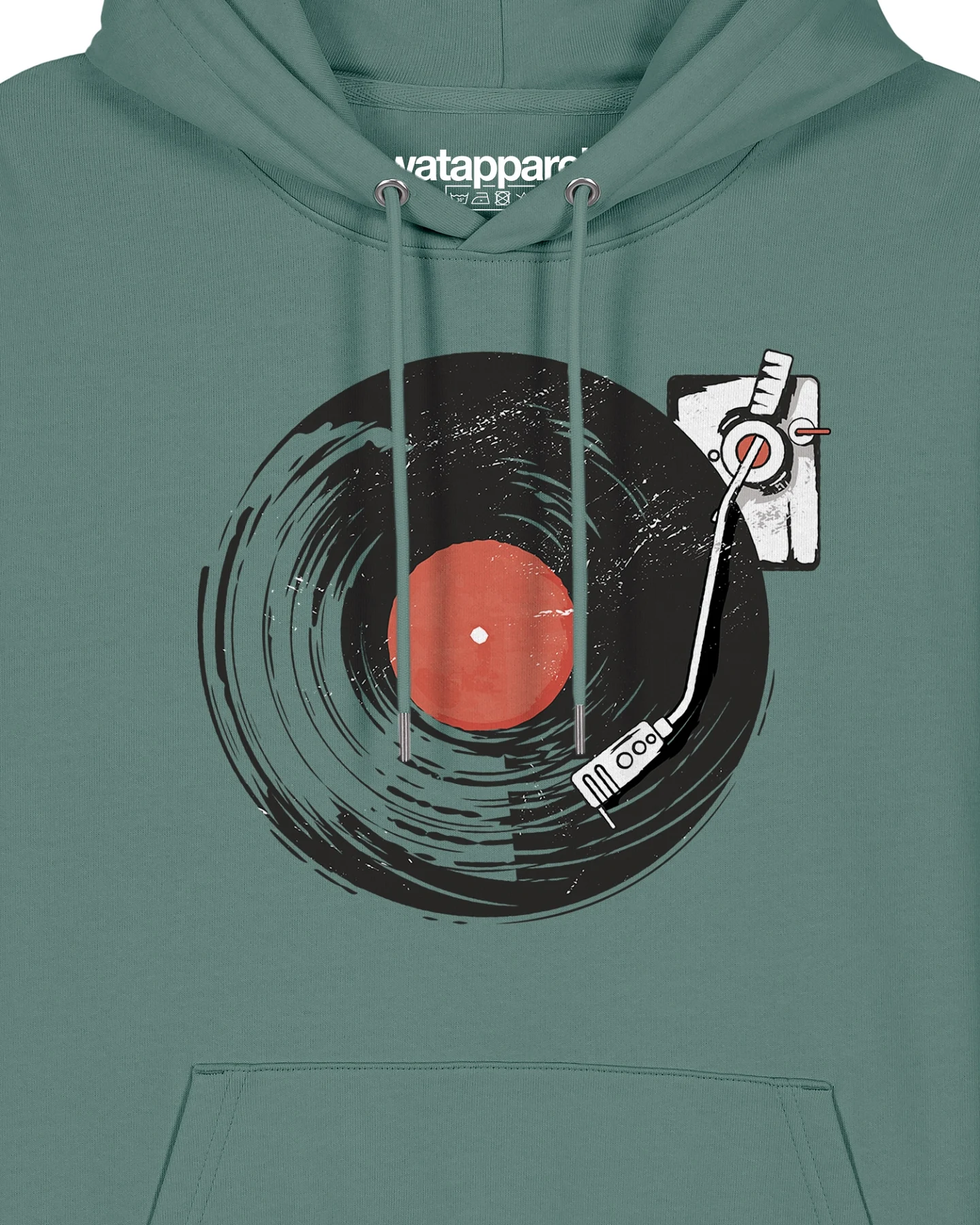 Watapparel Sweatshirt Schallplatte – Ansicht 3