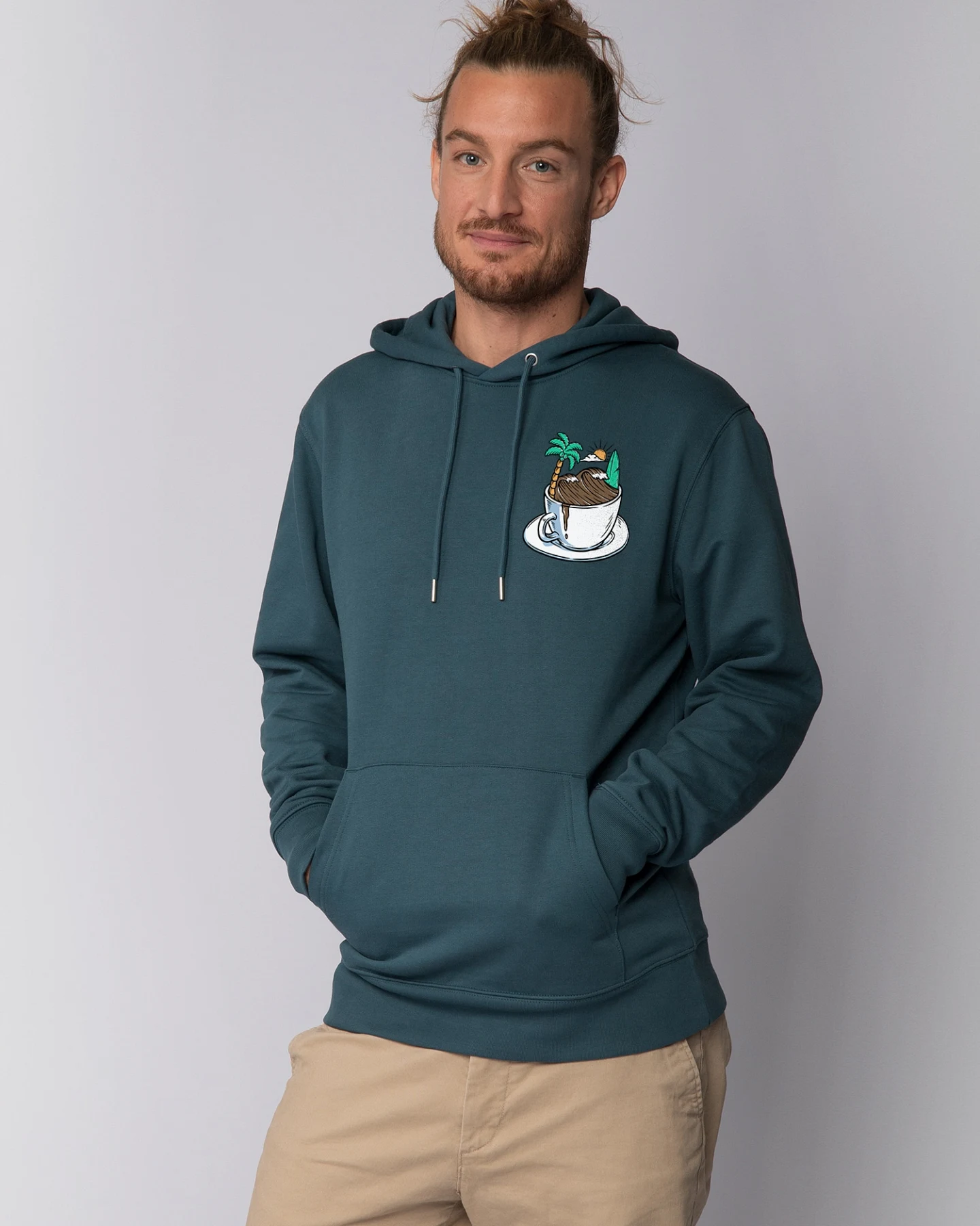 Watapparel Sweatshirt Coffee Waves – Ansicht 2