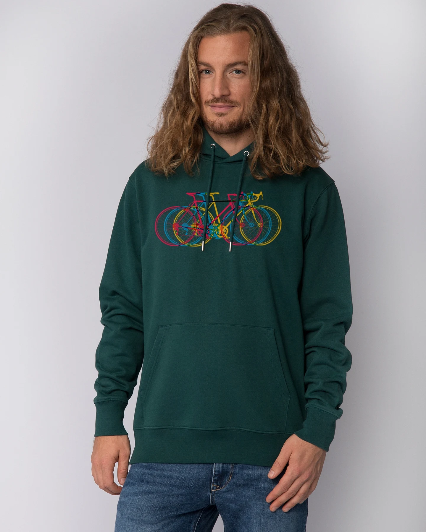 Watapparel Sweatshirt Fahrräder – Ansicht 2