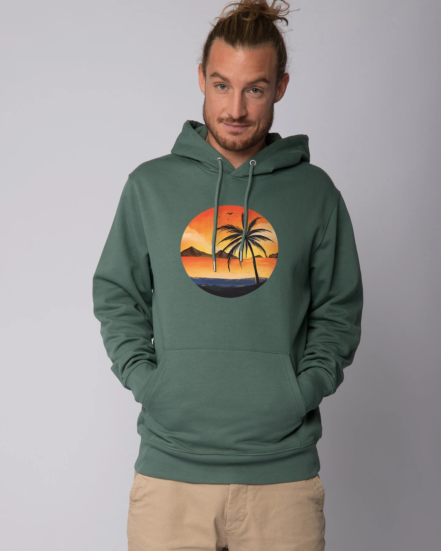 Watapparel Sweatshirt Sunset on palm beach – Ansicht 2