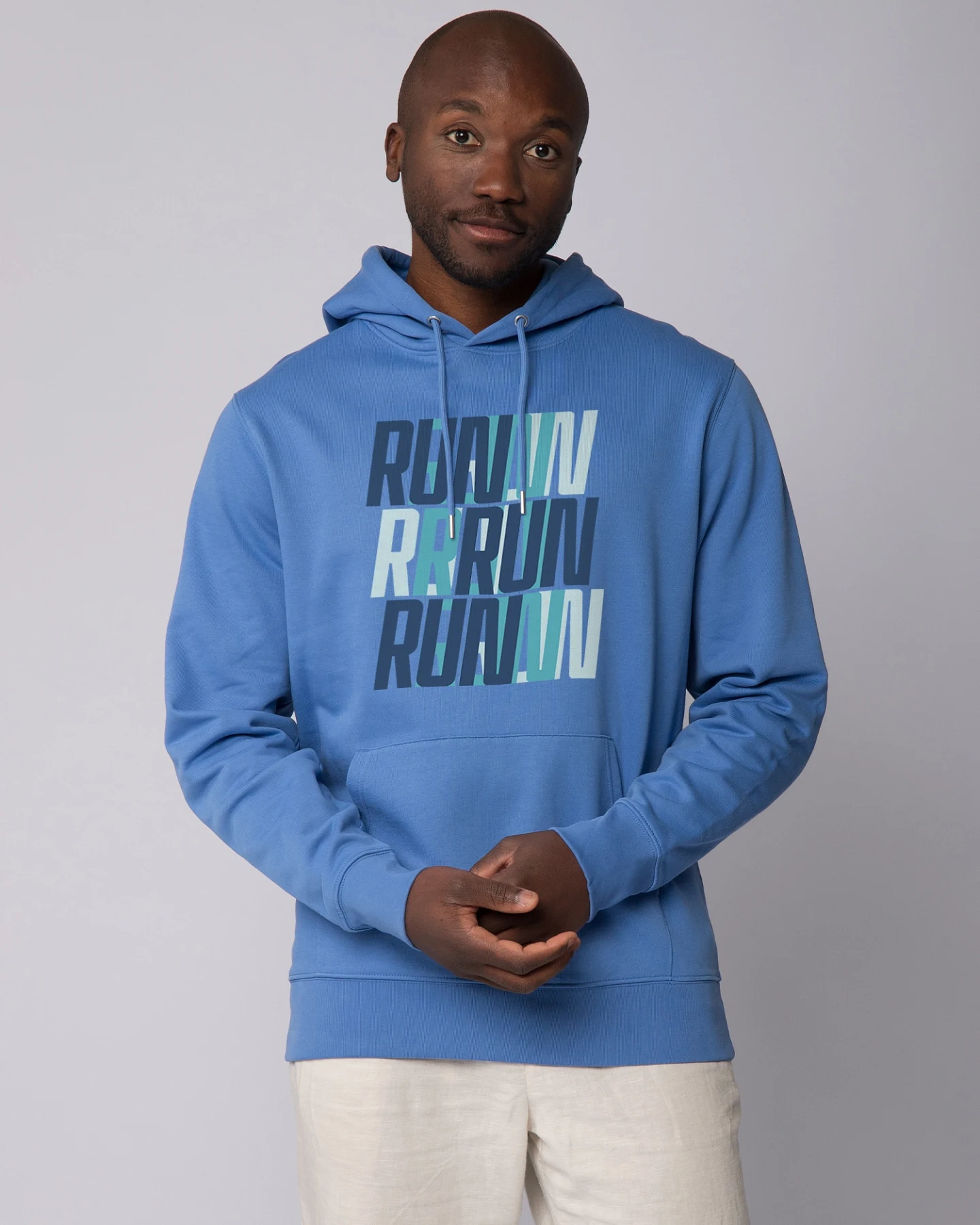 Watapparel Sweatshirt Run, Run, Run blue – Ansicht 2