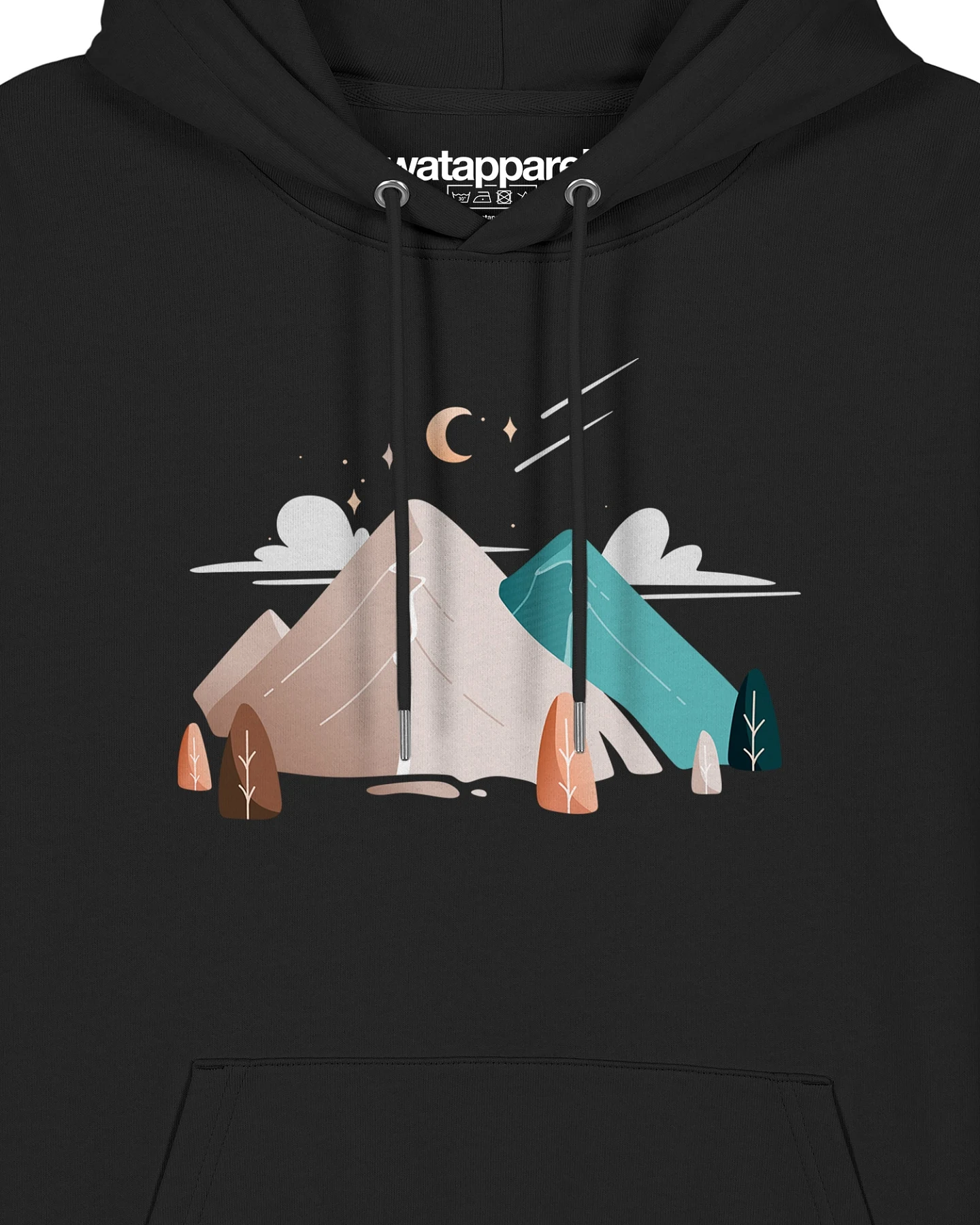 Watapparel Sweatshirt Night & Clouds – Ansicht 3