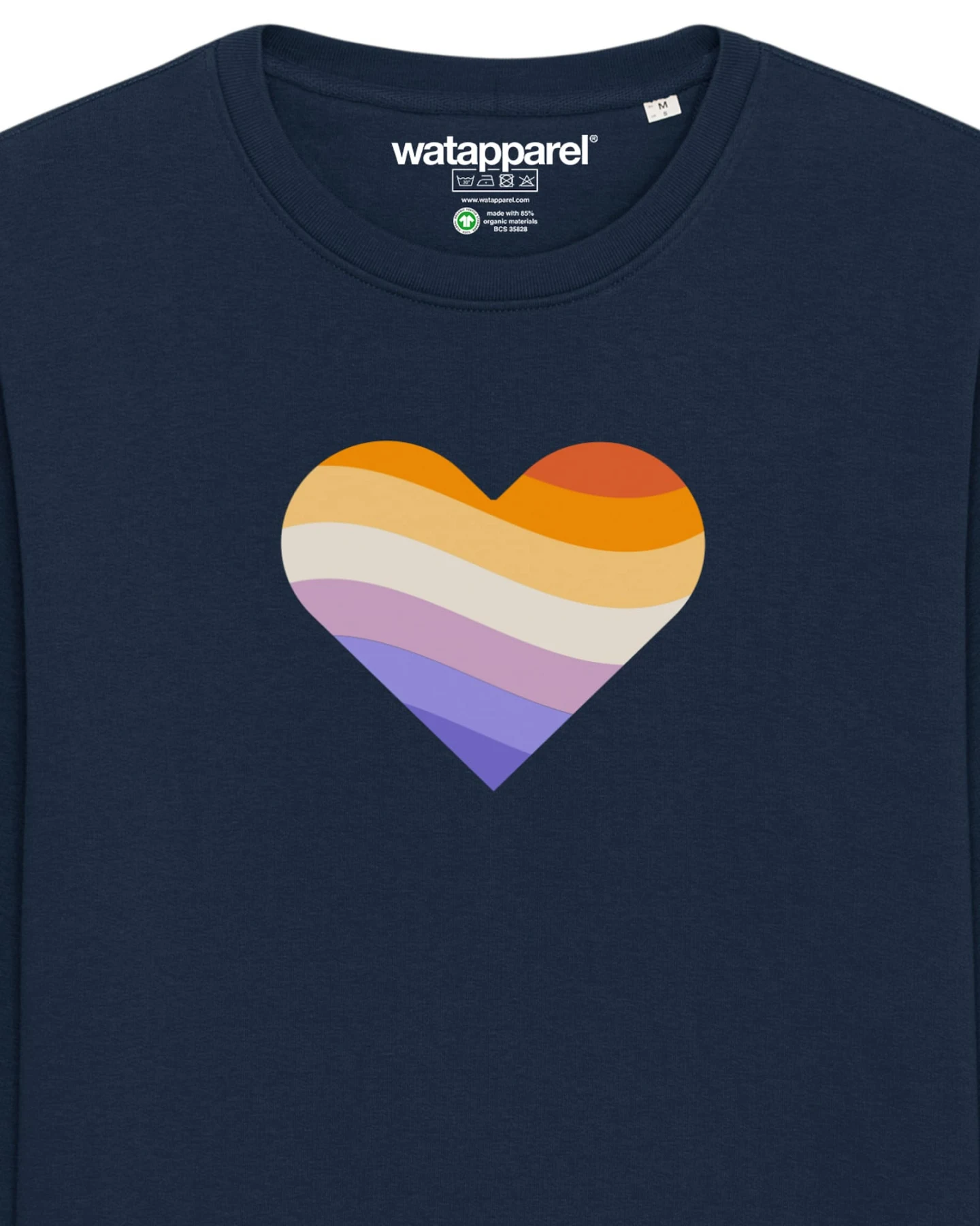 Watapparel Sweatshirt Rainbow Heart – Ansicht 3