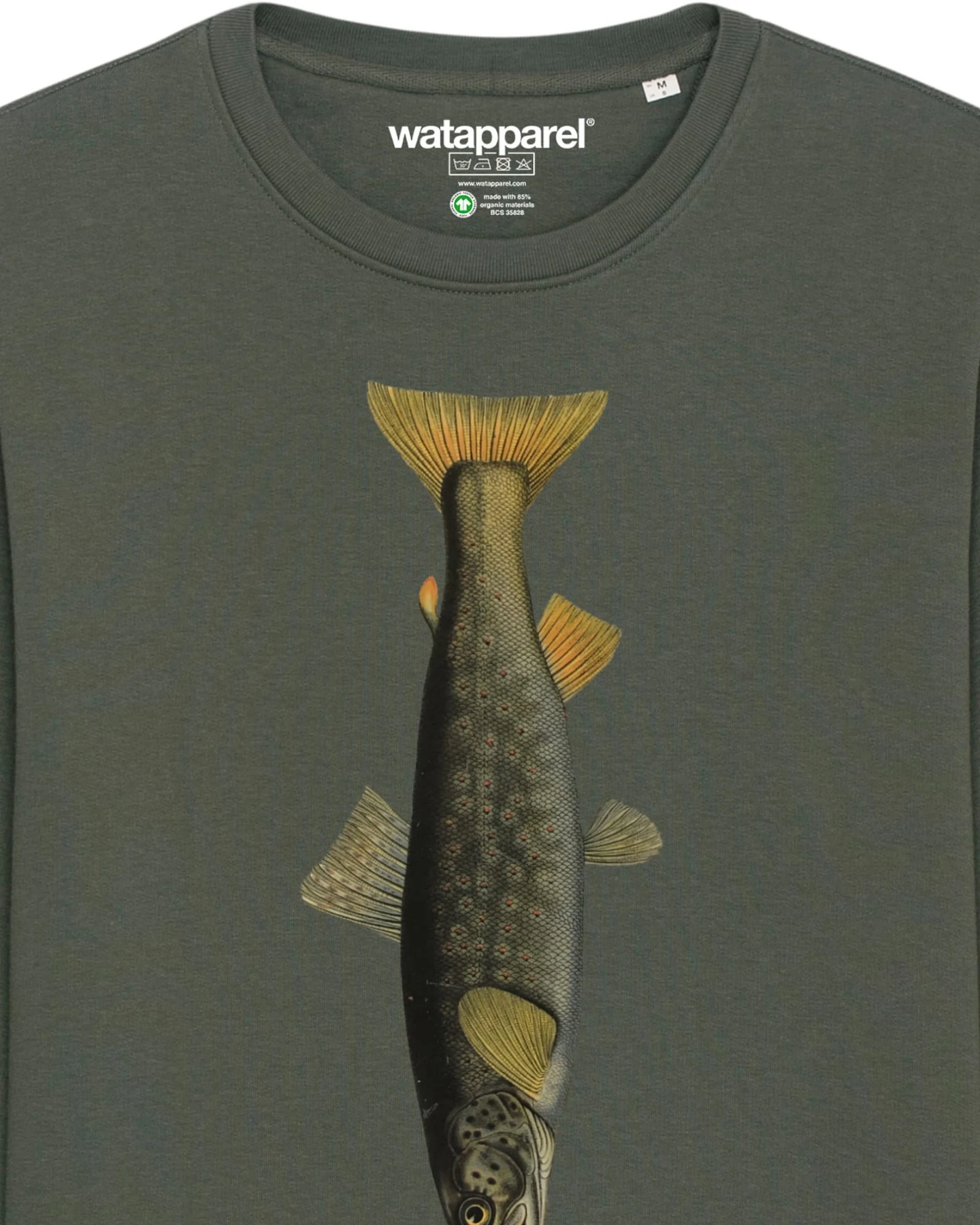 Watapparel Sweatshirt Forelle – Ansicht 3
