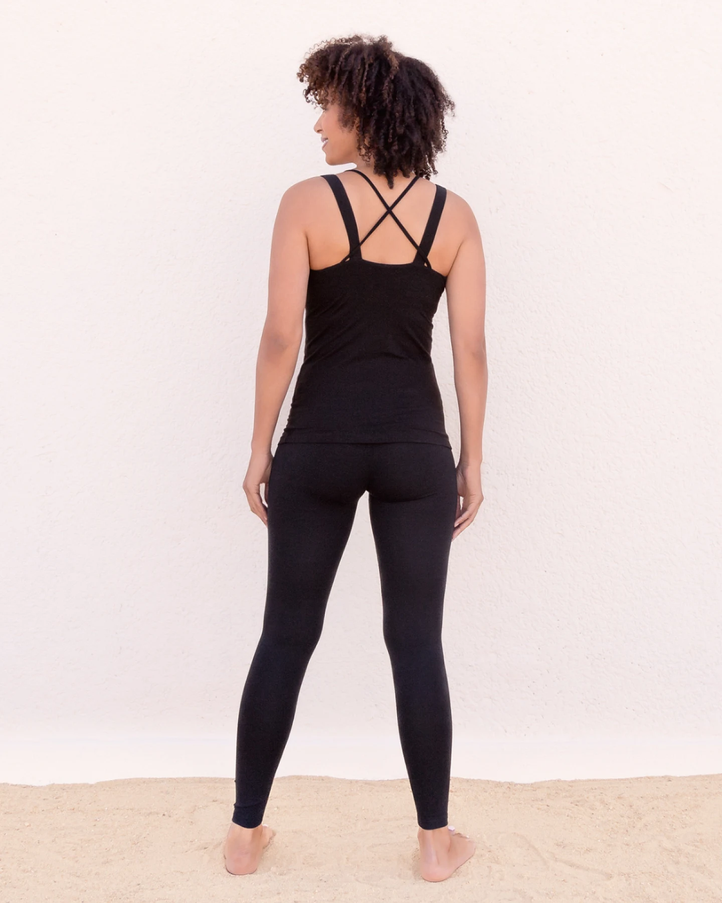 Jaya Organics Top Marlene - Black S – Ansicht 4