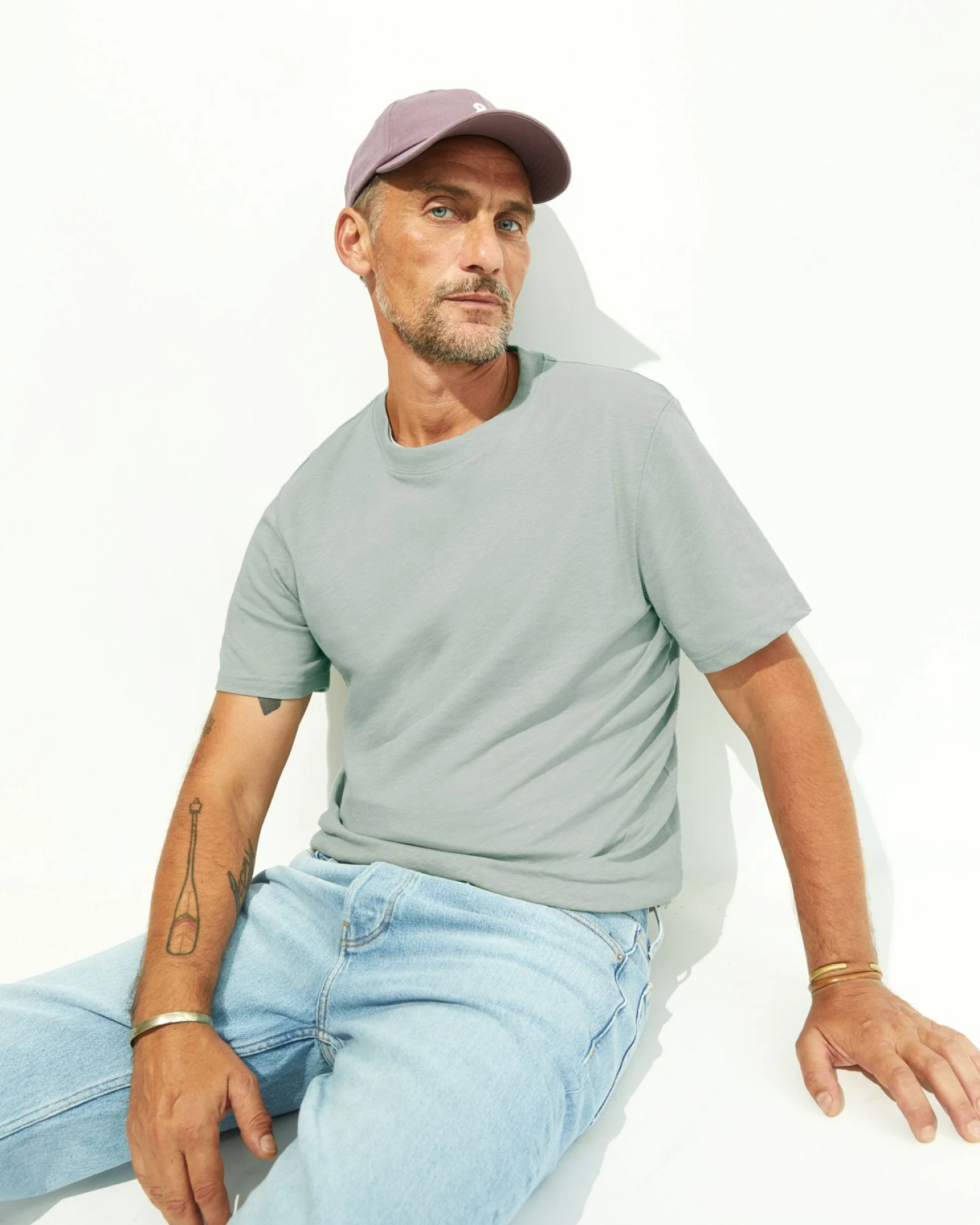 T-Shirt Maarkos Lino Grün – Ansicht 3