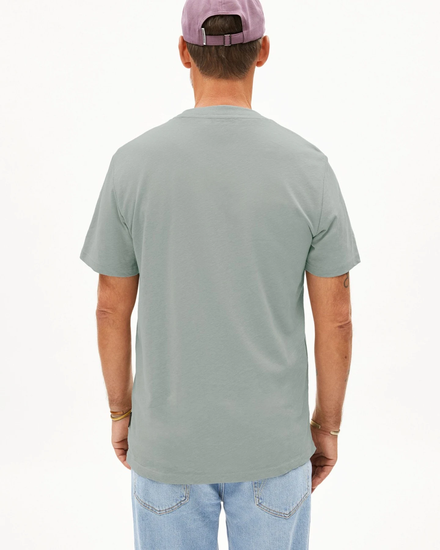 T-Shirt Maarkos Lino Grün – Ansicht 4