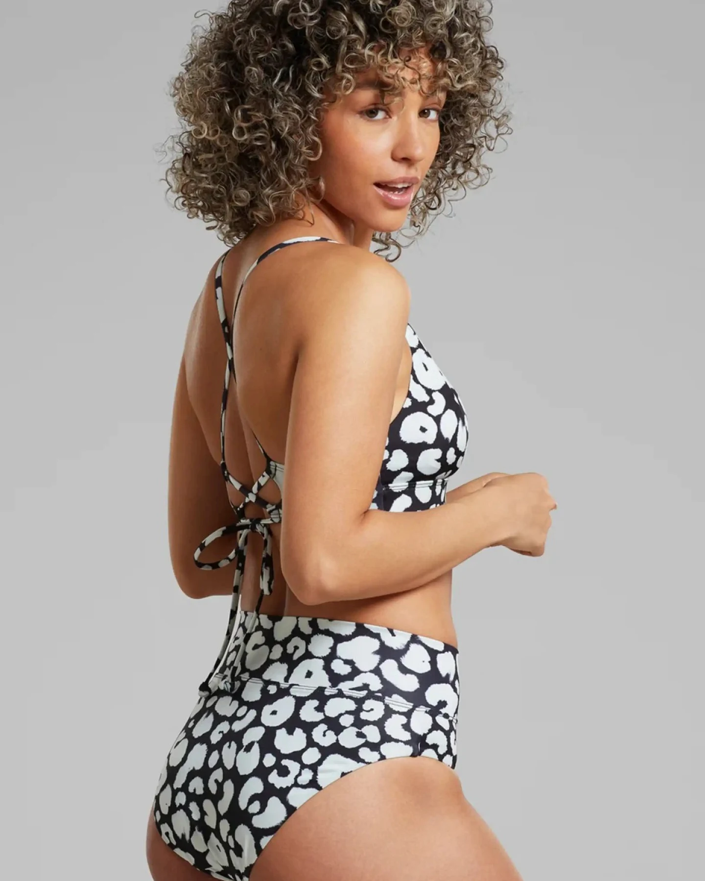 Bikini Bottom Slite Painted Leopard – Ansicht 4
