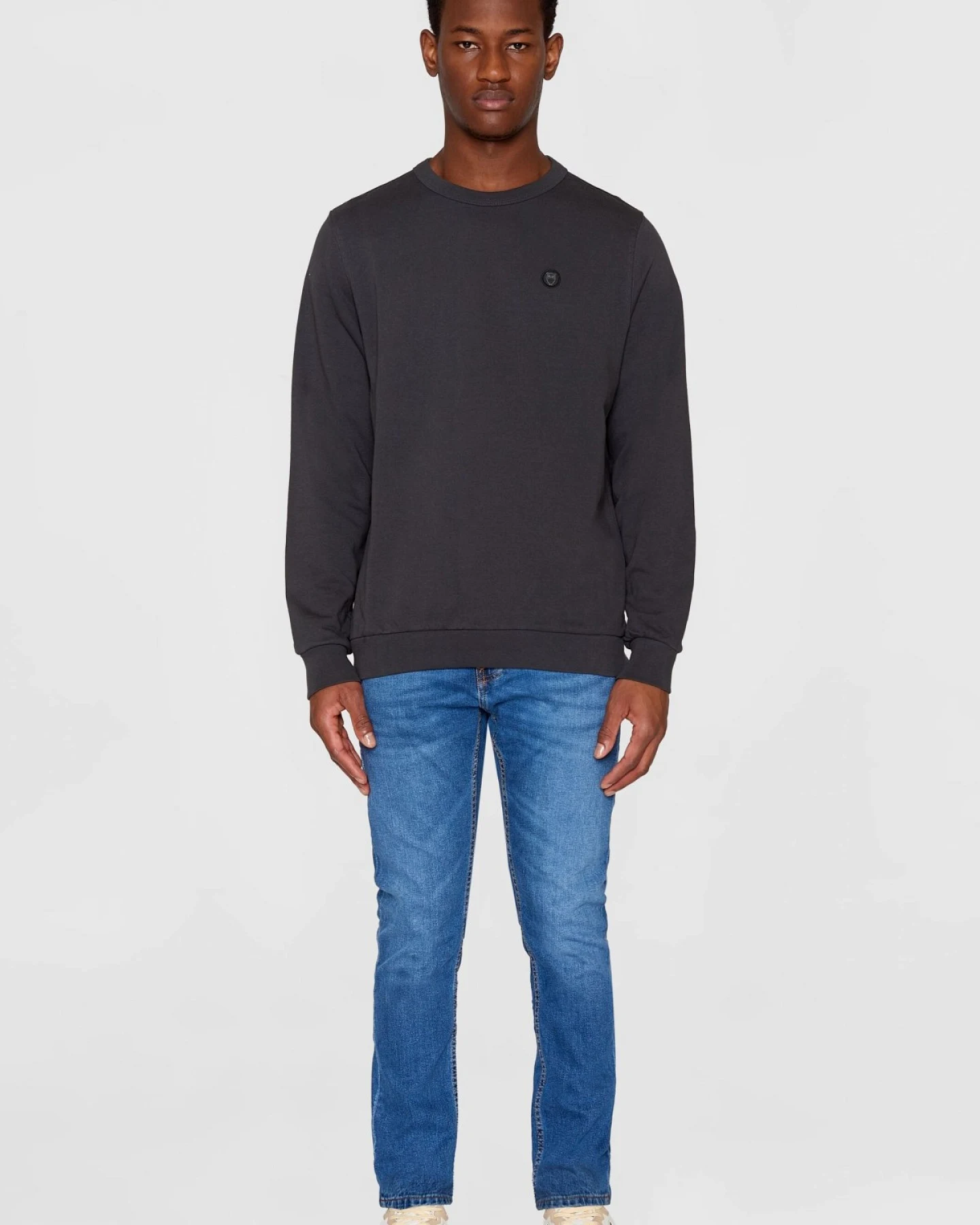 Sweatshirt Erik Basic Badge – Ansicht 3