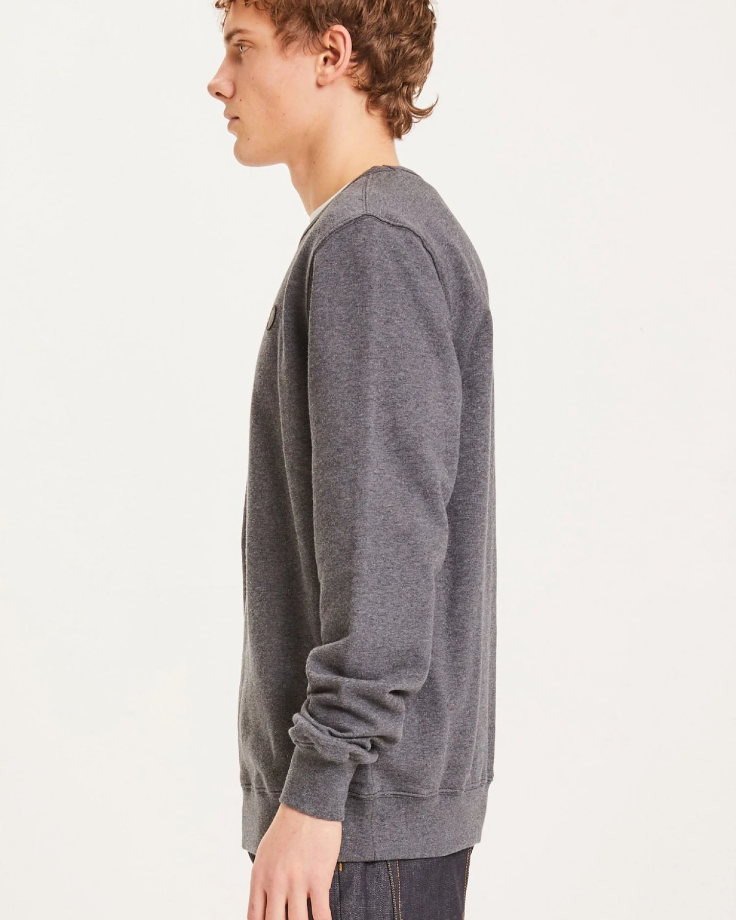 Sweatshirt Erik Basic Badge – Ansicht 3