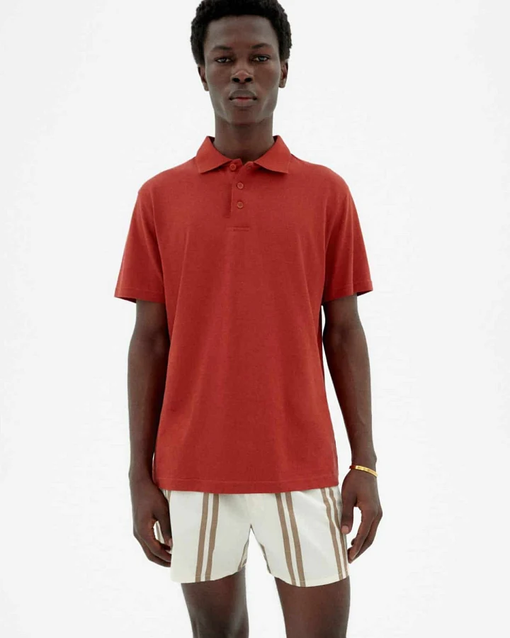 Produktseite: Poloshirt Hanf