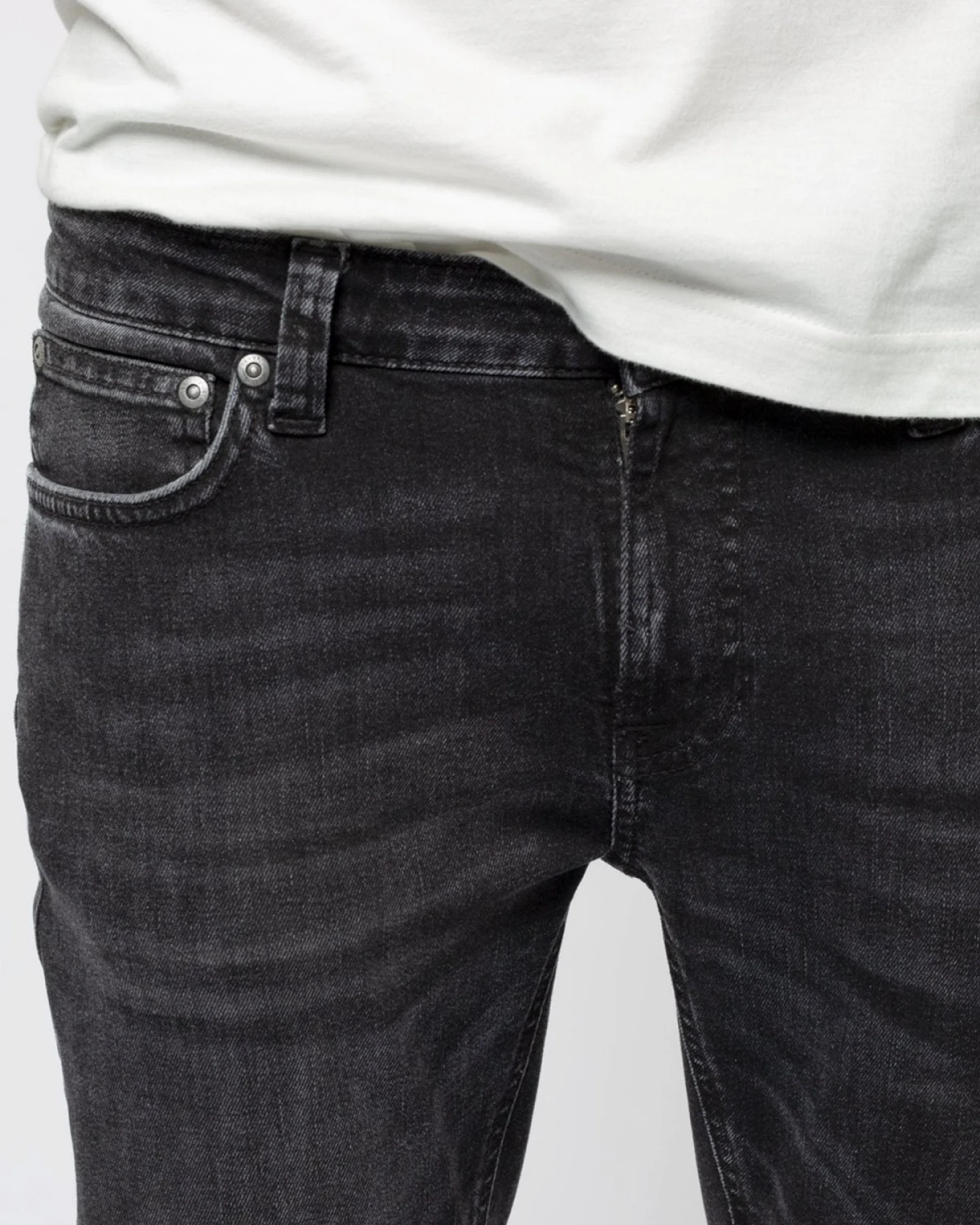 Jeans Skinny Lin Worn Black – Ansicht 5