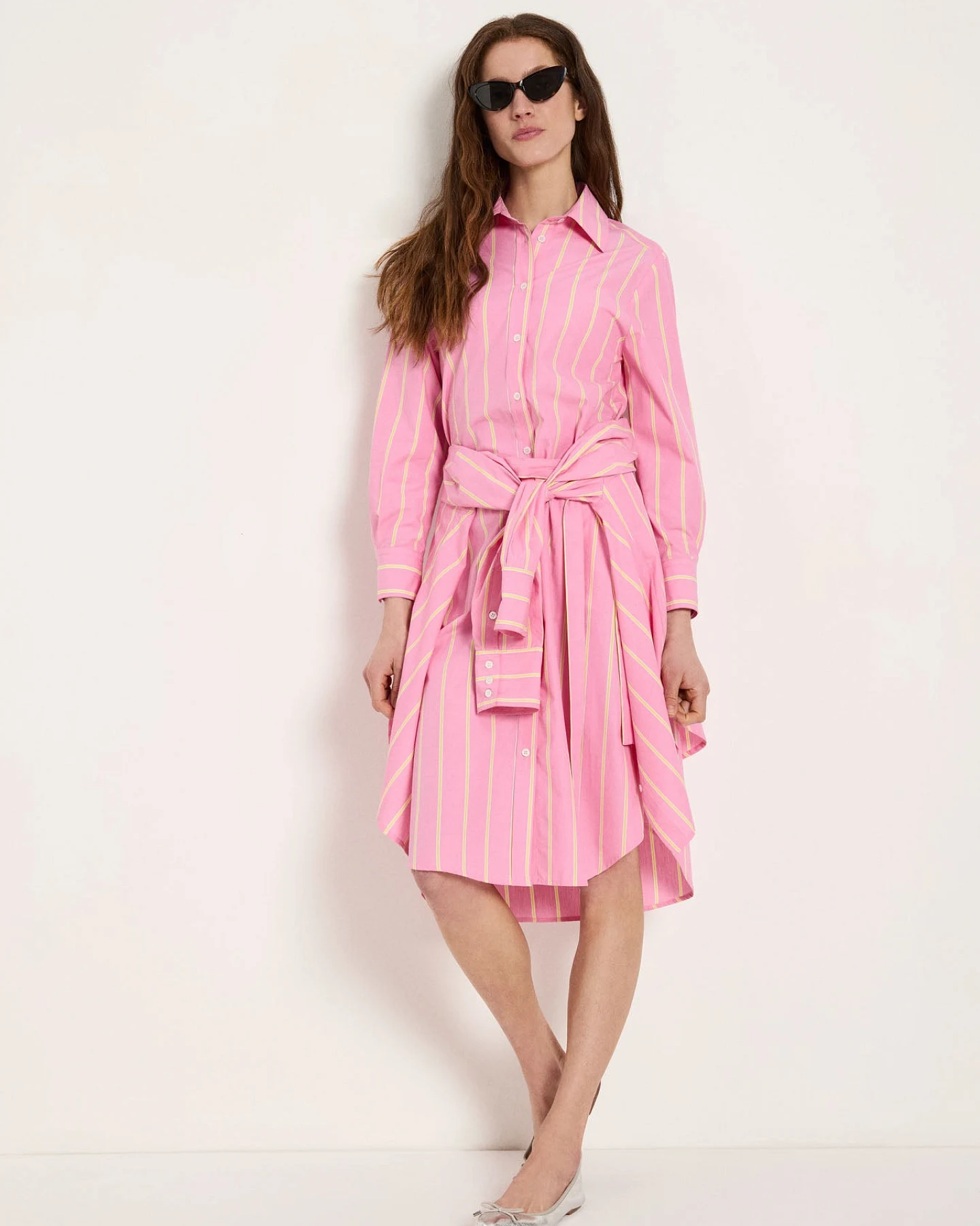 Streifen-Midikleid (GOTS) – Ansicht 3