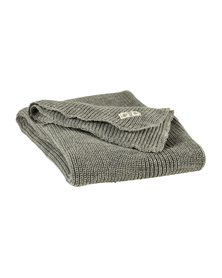 Lilano Babydecke Bio-Merinowolle grau Maße 90 x 85 cm