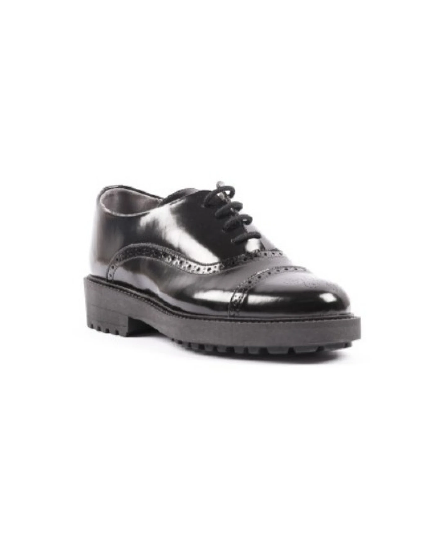 Risorse Future Damen vegan Schuhe Becky Oxford Schwarz – Ansicht 2