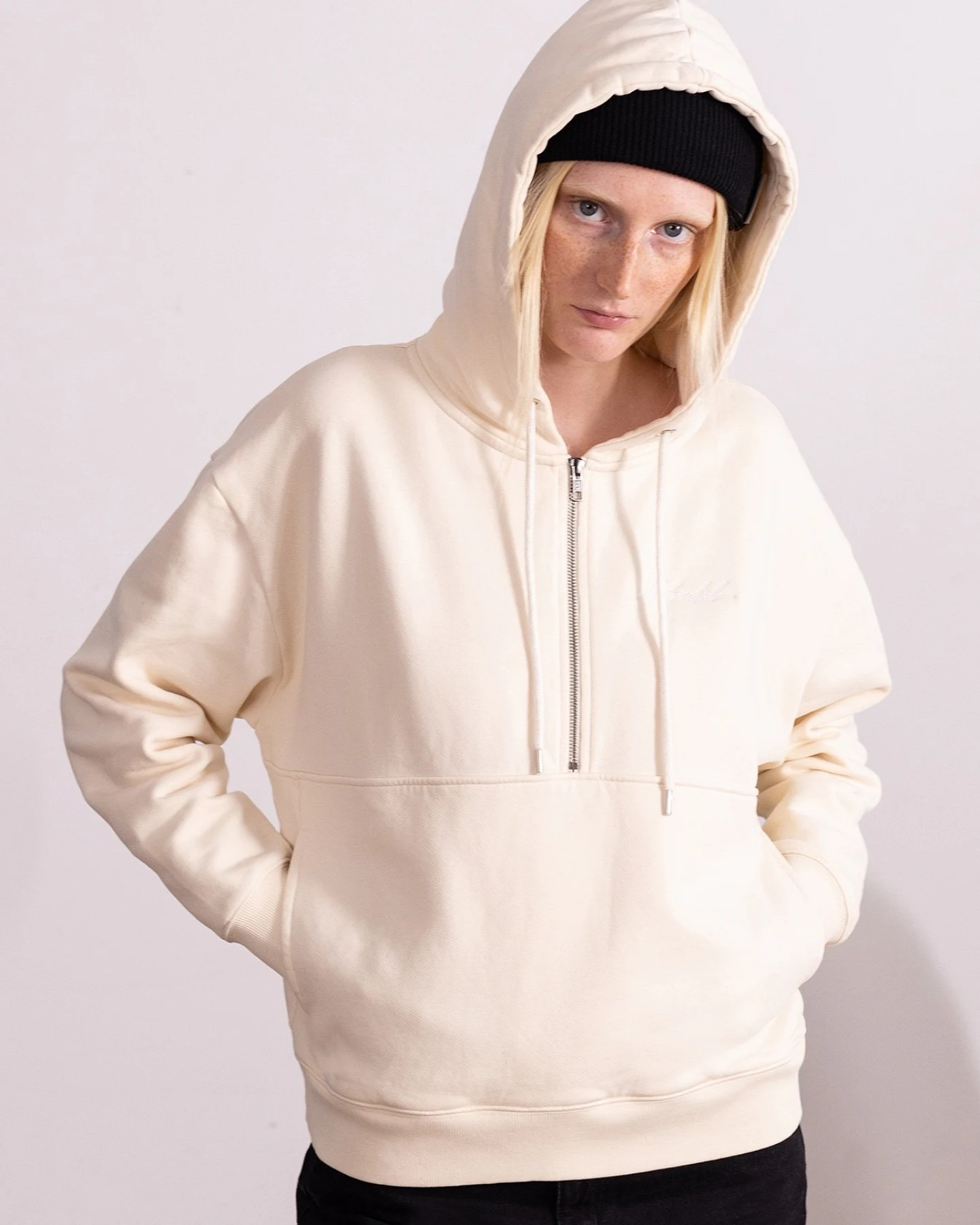 Hafendieb Damen vegan Tag Lütt Ziphood Beige – Ansicht 2