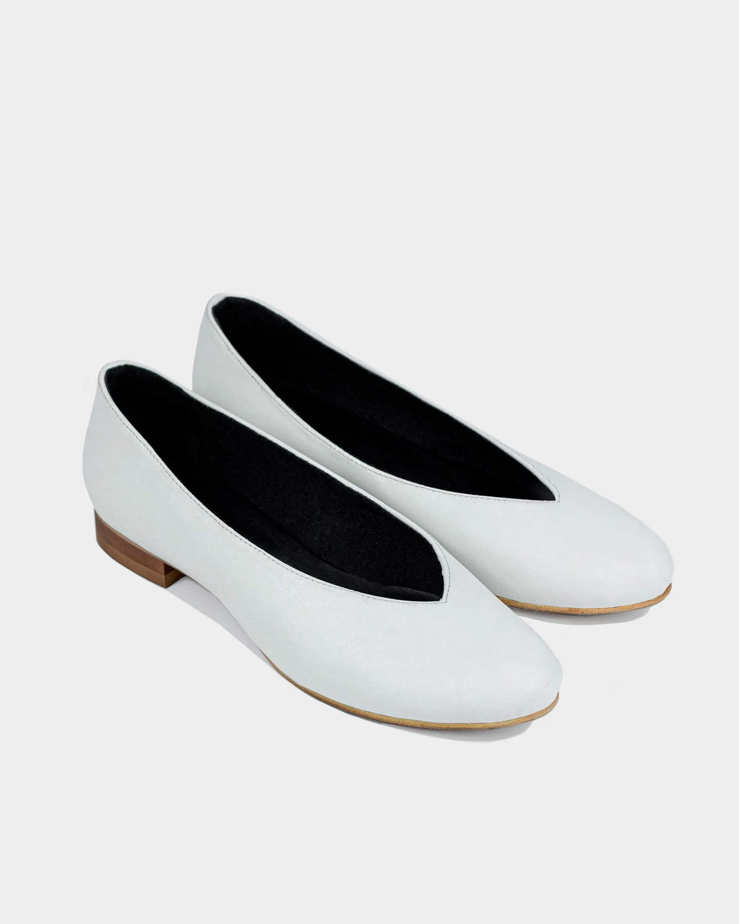 BOHEMA Damen vegan Ballerinas Nopal Weiß – Ansicht 2