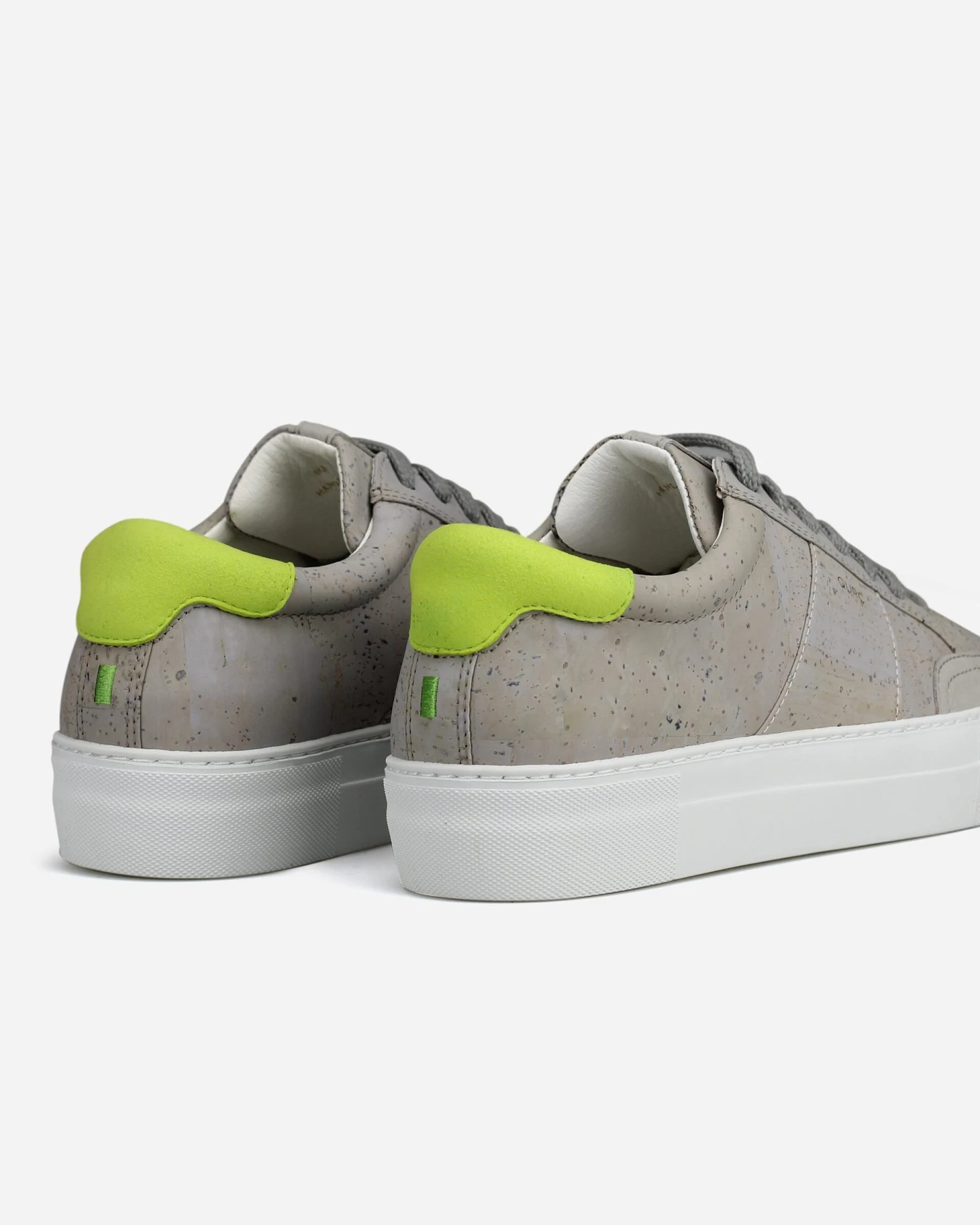 QURC Herren vegan Sneakers Fragment Low Sg Tennis Grau – Ansicht 2