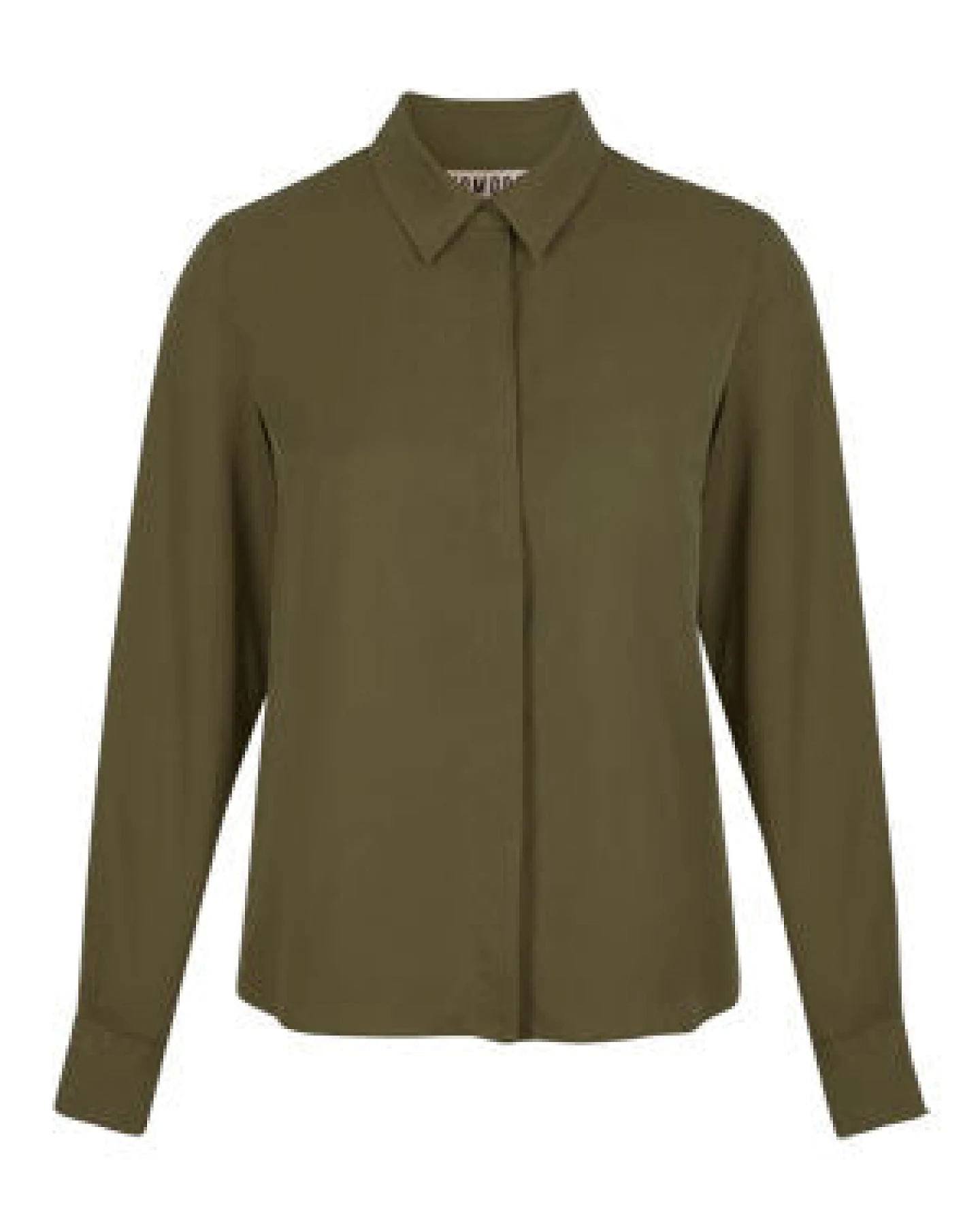 KOMODO Damen vegan Kenji Bluse Khaki – Ansicht 2