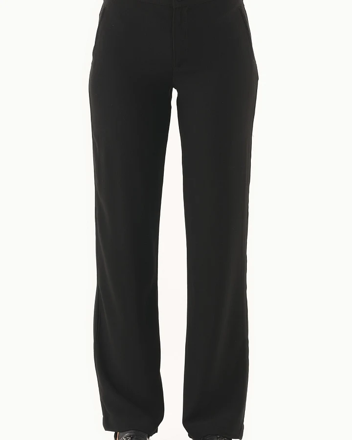 ORGANICATION Damen vegan Hose Ecovero Schwarz